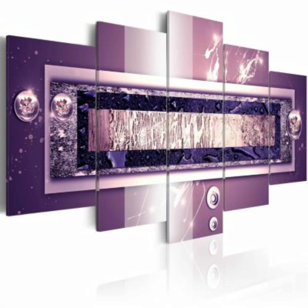 artgeist Wandbild Purple cascade mehrfarbig Gr. 200 x 100 günstig online kaufen