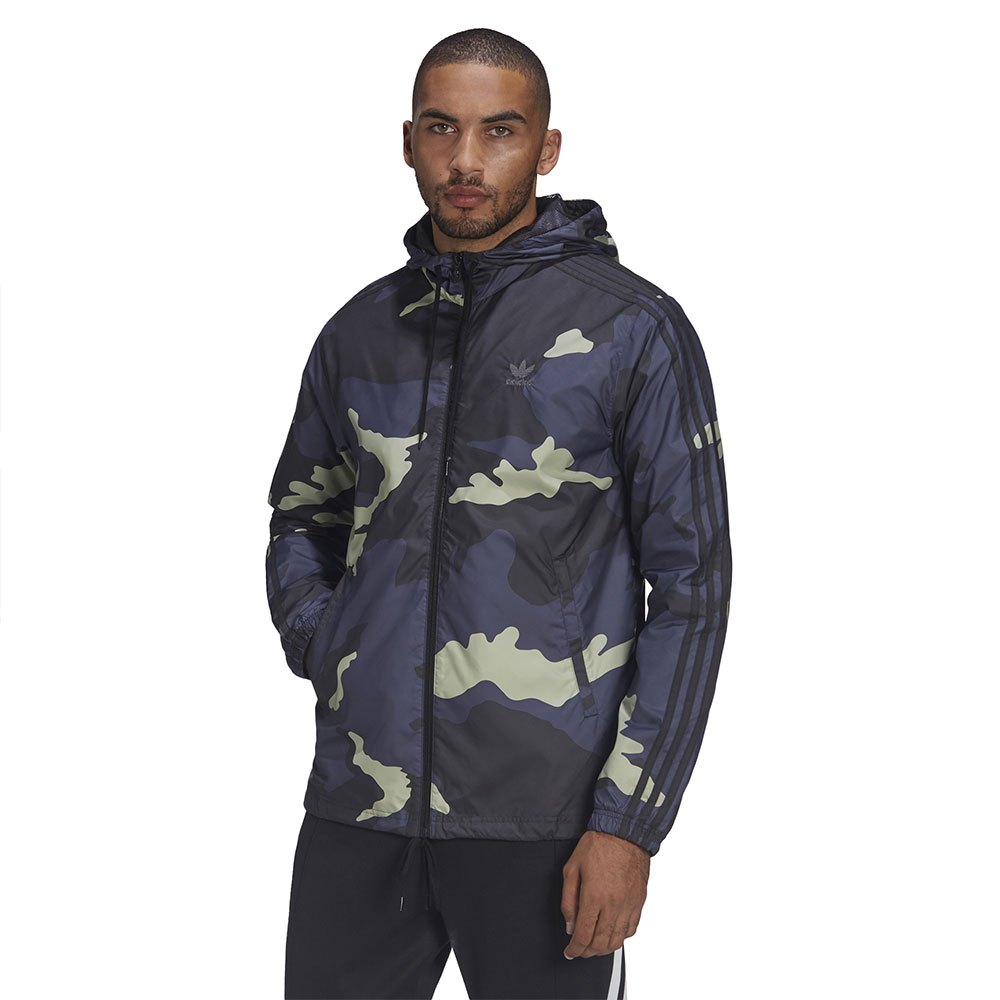 Adidas Originals Camo Windbreaker Jacke M Black günstig online kaufen