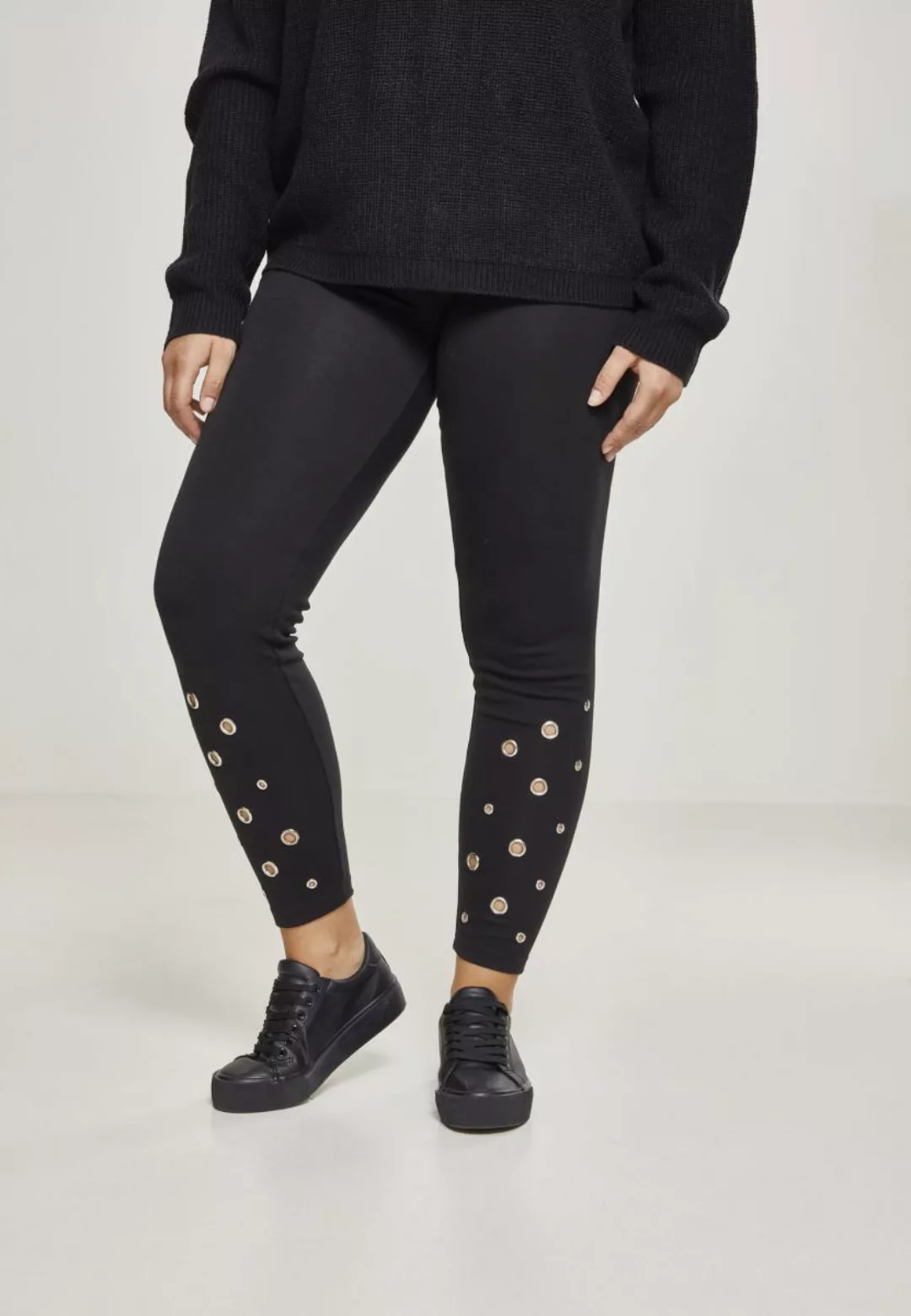 URBAN CLASSICS Leggings "Urban Classics Damen Ladies Eyelet Leggings", (1 t günstig online kaufen