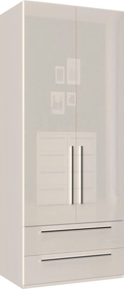 Places of Style Kleiderschrank "Piano, UV lackiert, hochglänzend in beige o günstig online kaufen
