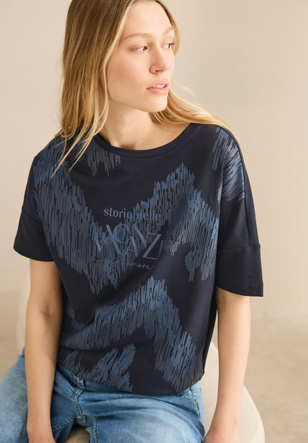 Cecil Print-Shirt mit Wording günstig online kaufen