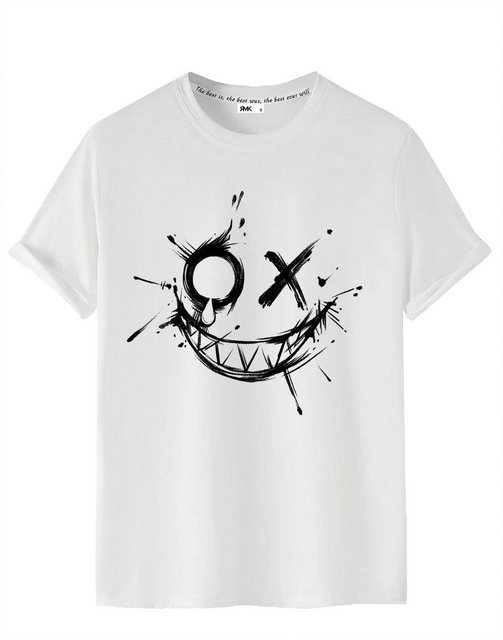 RMK T-Shirt RMK T-Shirt Herren Shirt Rundhals Vintage Smile Smiley aus 100% günstig online kaufen