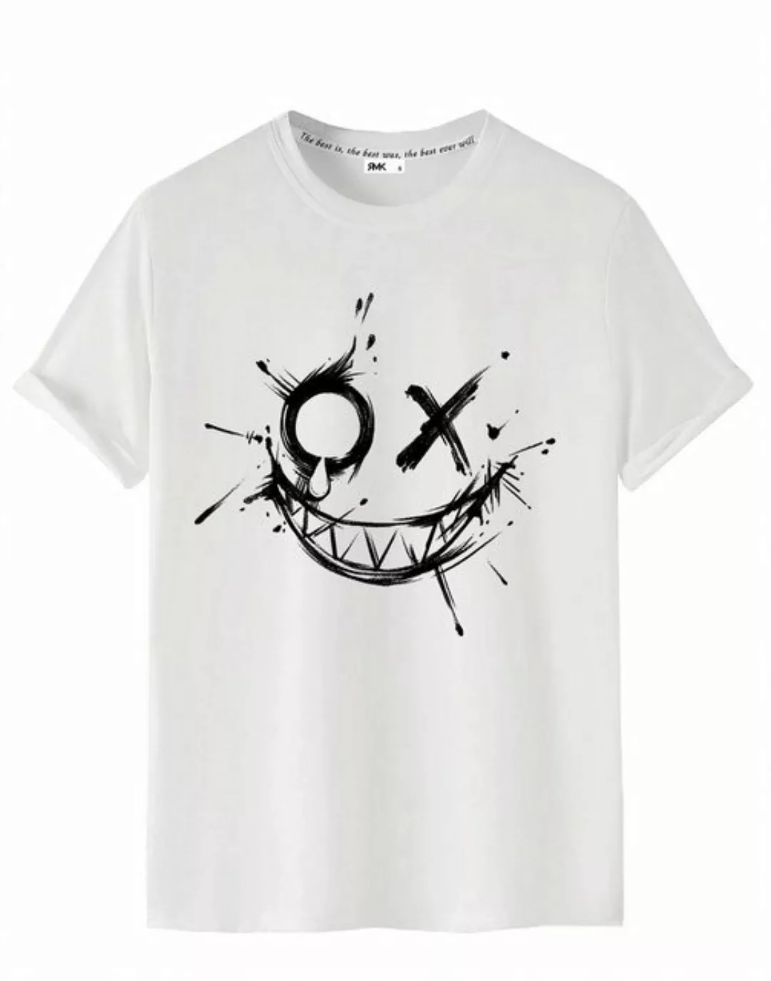 RMK T-Shirt RMK T-Shirt Herren Shirt Rundhals Vintage Smile Smiley aus 100% günstig online kaufen