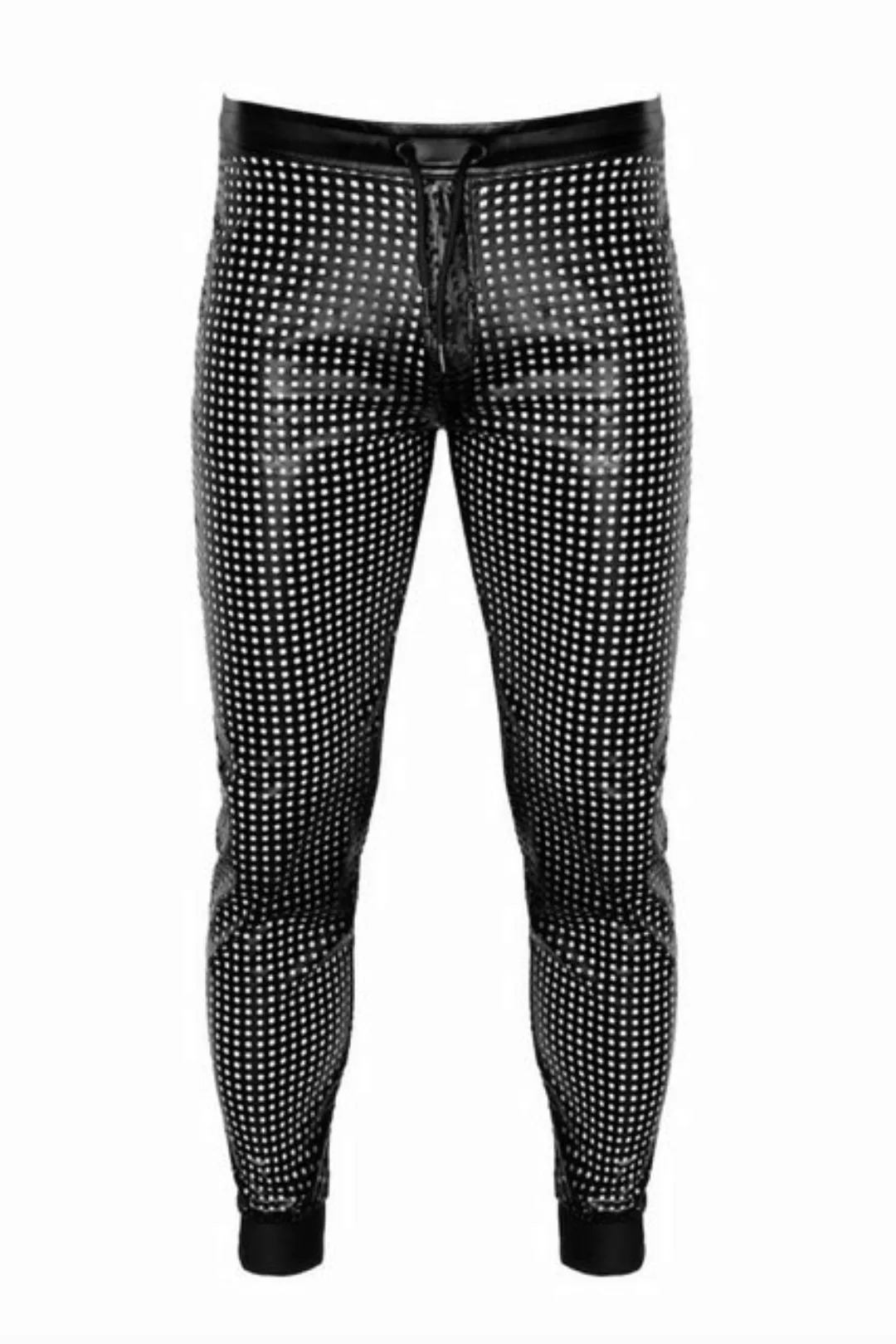 Noir Handmade Men Lederimitathose Herren-Hose in schwarz - S günstig online kaufen