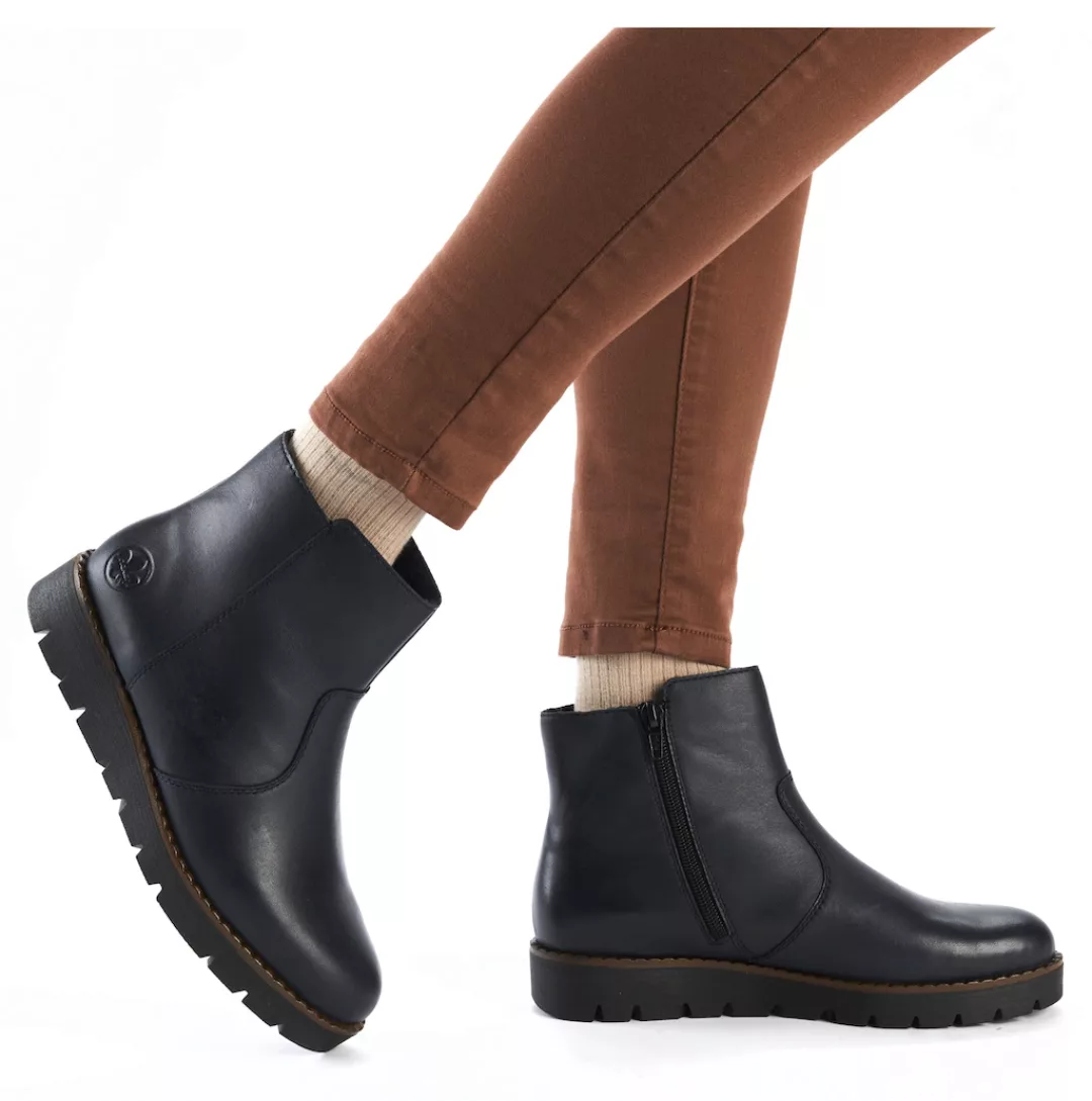 Rieker Schlupfboots, Stiefelette, Casual-Boots, Basic-Boots mit Innenreißve günstig online kaufen