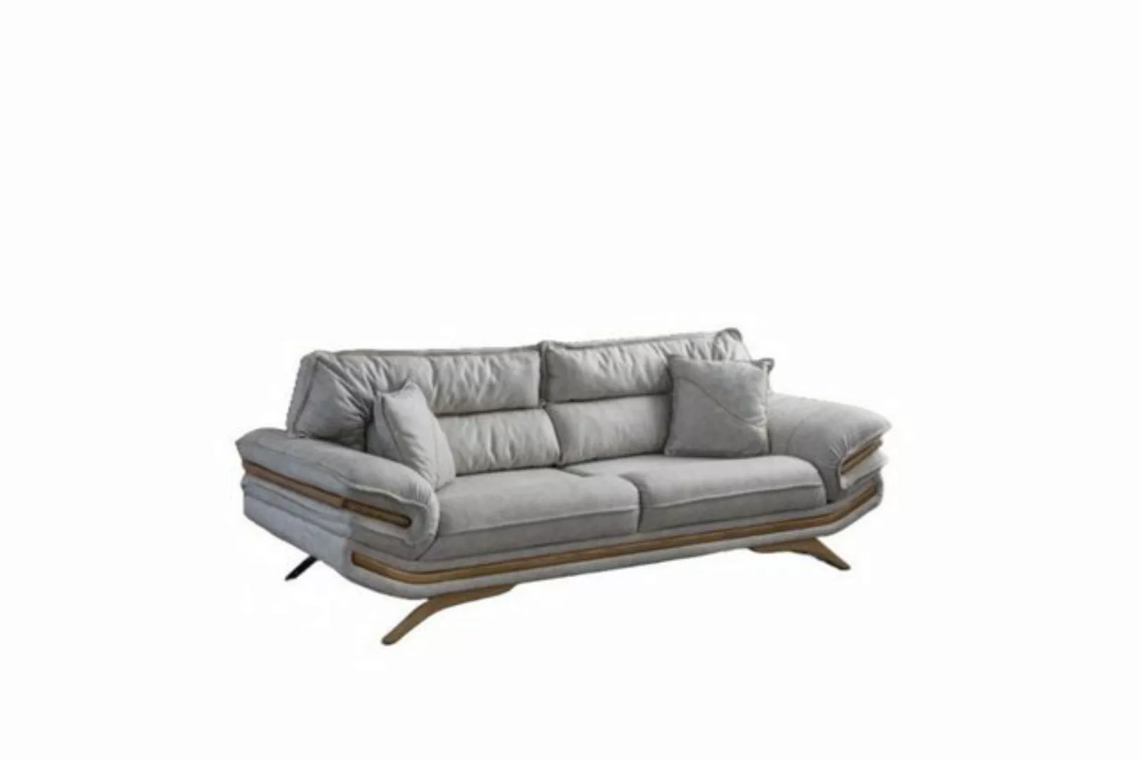 Xlmoebel Sofa Elegantes 3-Sitzer Sofa in Weiß - Exklusives Design, 1 Teile, günstig online kaufen