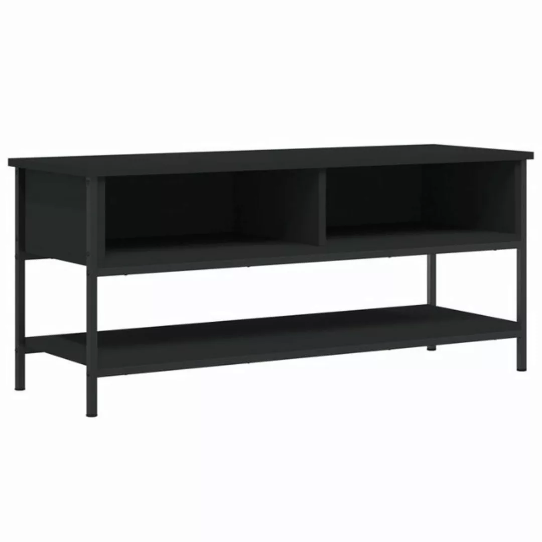 furnicato TV-Schrank Schwarz 100x35x45 cm Holzwerkstoff günstig online kaufen