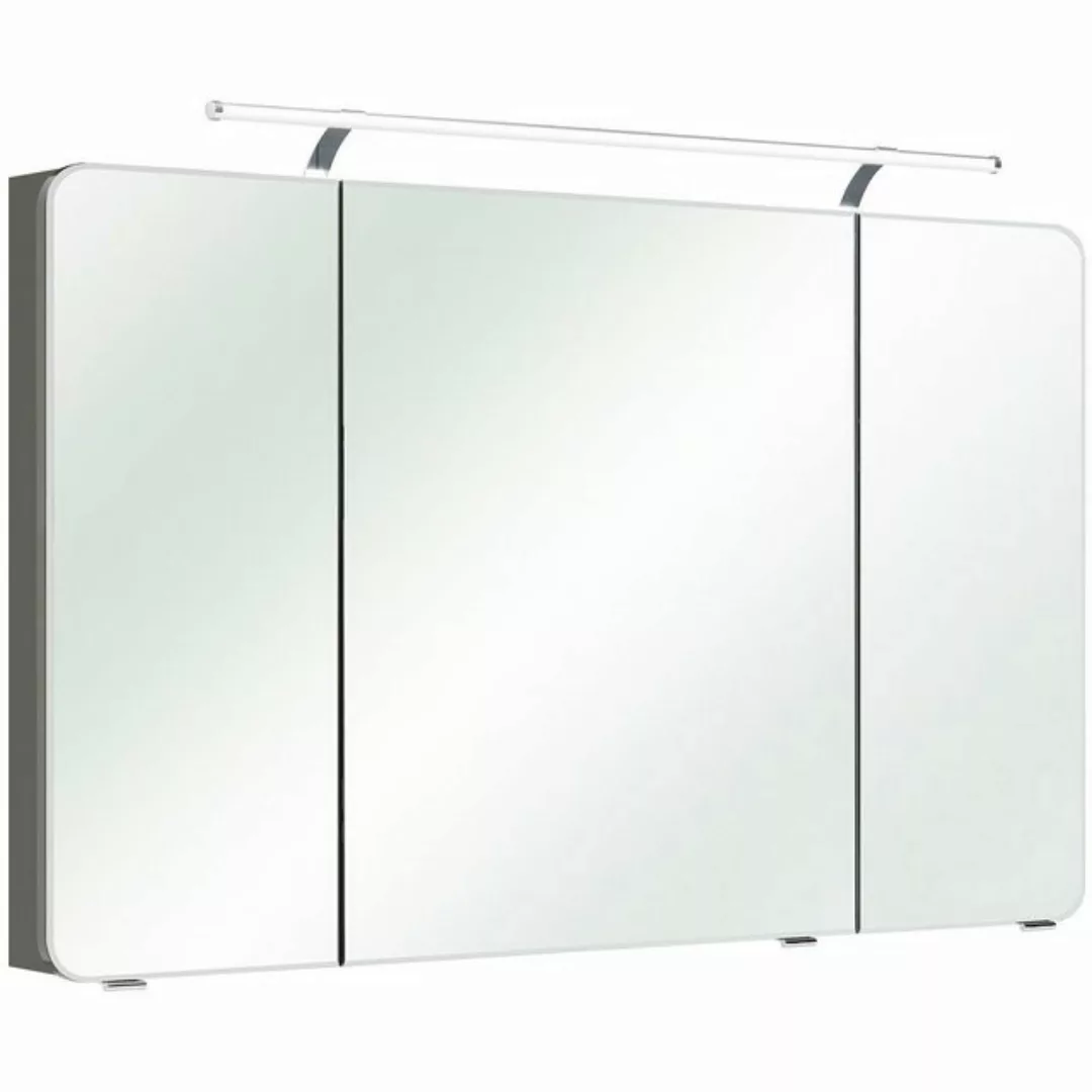 Badezimmer Spiegelschrank 120cm mit LED & Steckdose FES-4005-66 Korpus Lack günstig online kaufen