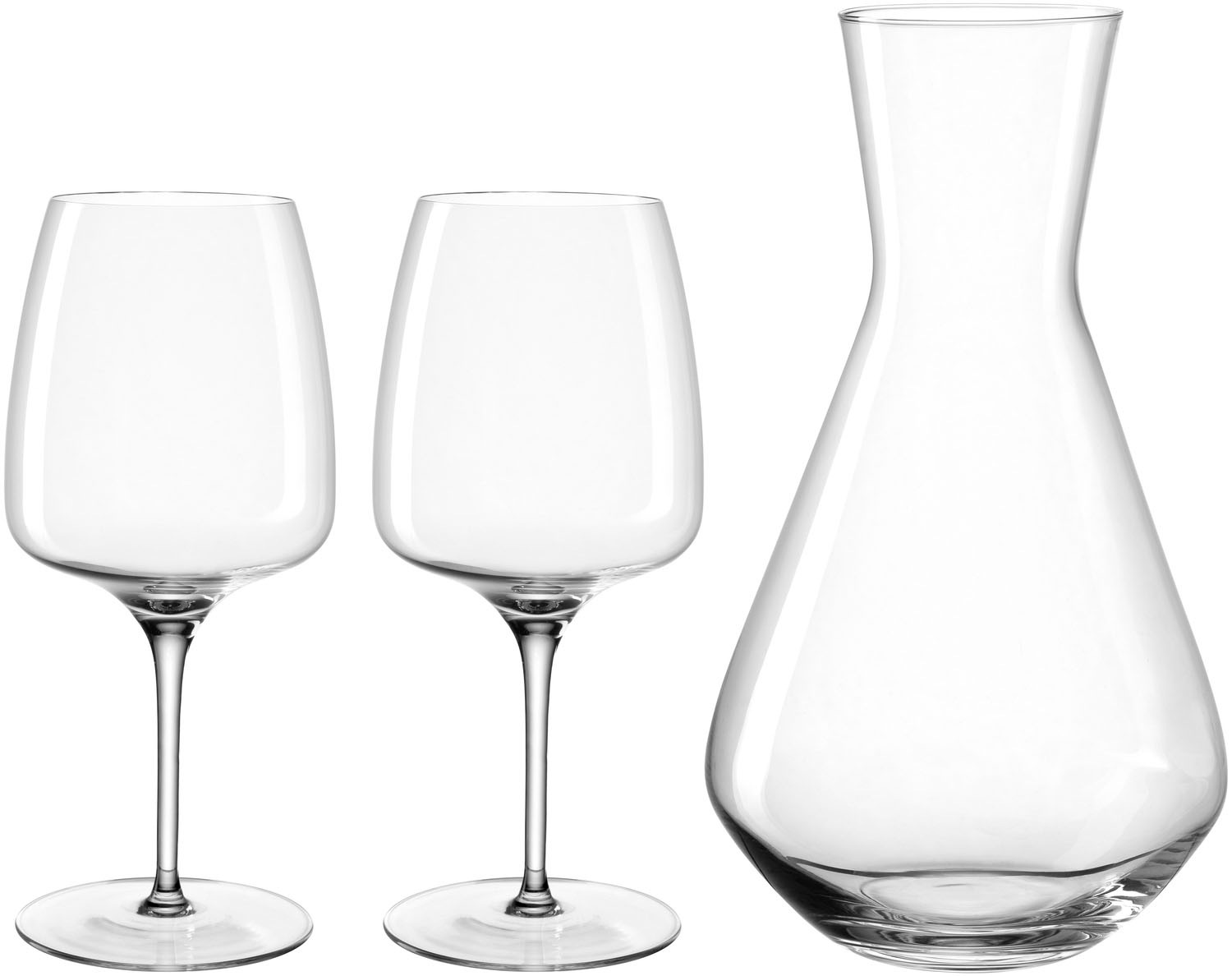 LEONARDO Gläser-Set »Wein-Set CESTI, 3-teilig«, (Set, 3 tlg., 2 Kelchgläser günstig online kaufen