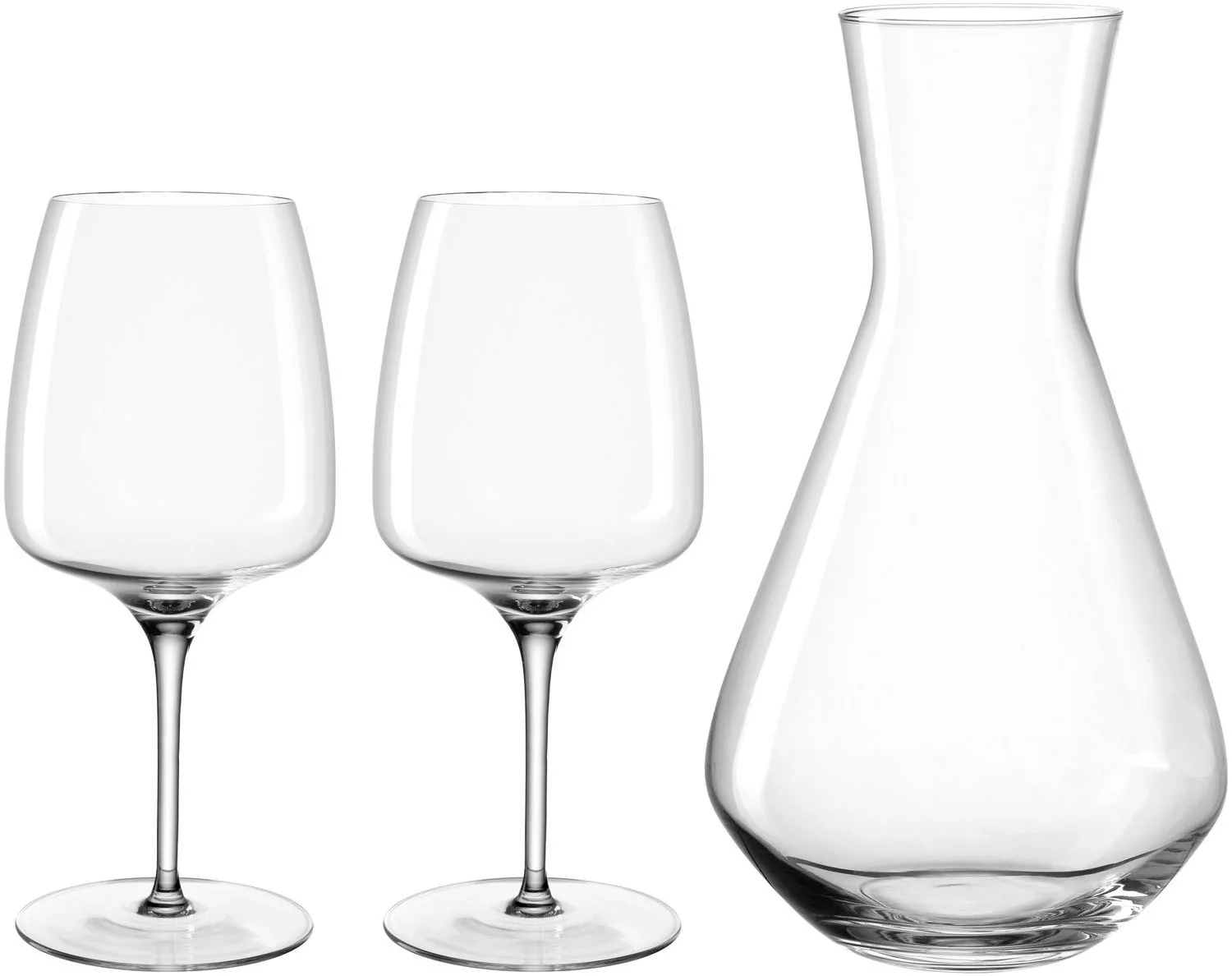 LEONARDO Gläser-Set »Wein-Set CESTI, 3-teilig«, (Set, 3 tlg., 2 Kelchgläser günstig online kaufen