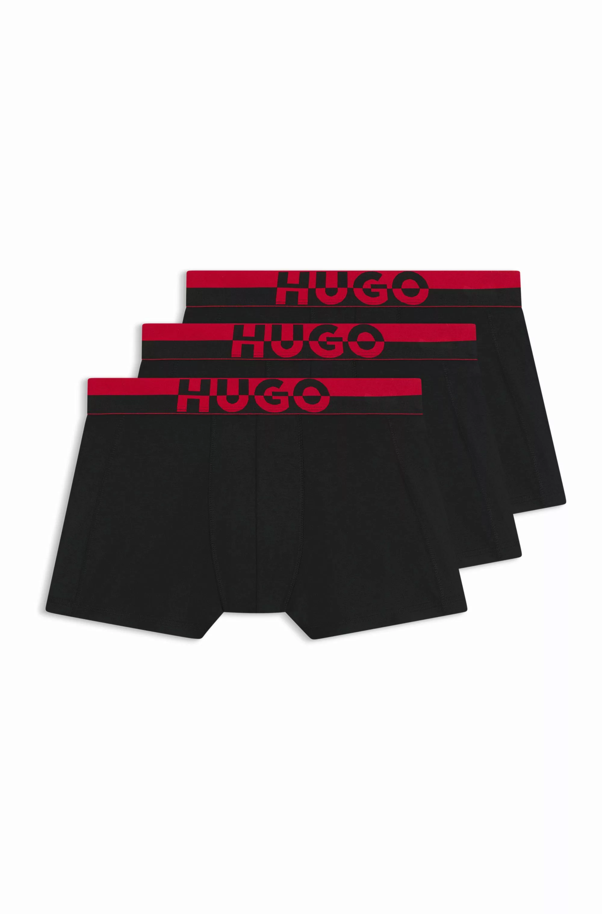 HUGO Boxershorts TRUNK TR. SPLIT LOGO günstig online kaufen