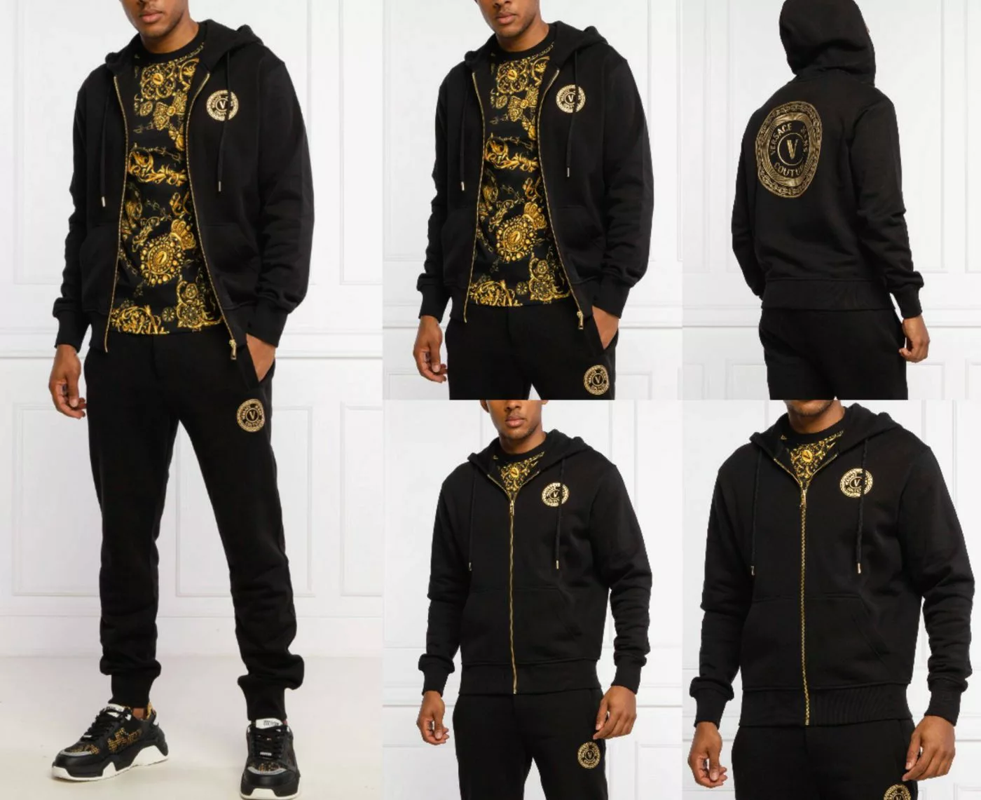 Versace Sweatjacke VERSACE JEANS COUTURE ZIP HOODIE Sweater Sweatshirt Jack günstig online kaufen