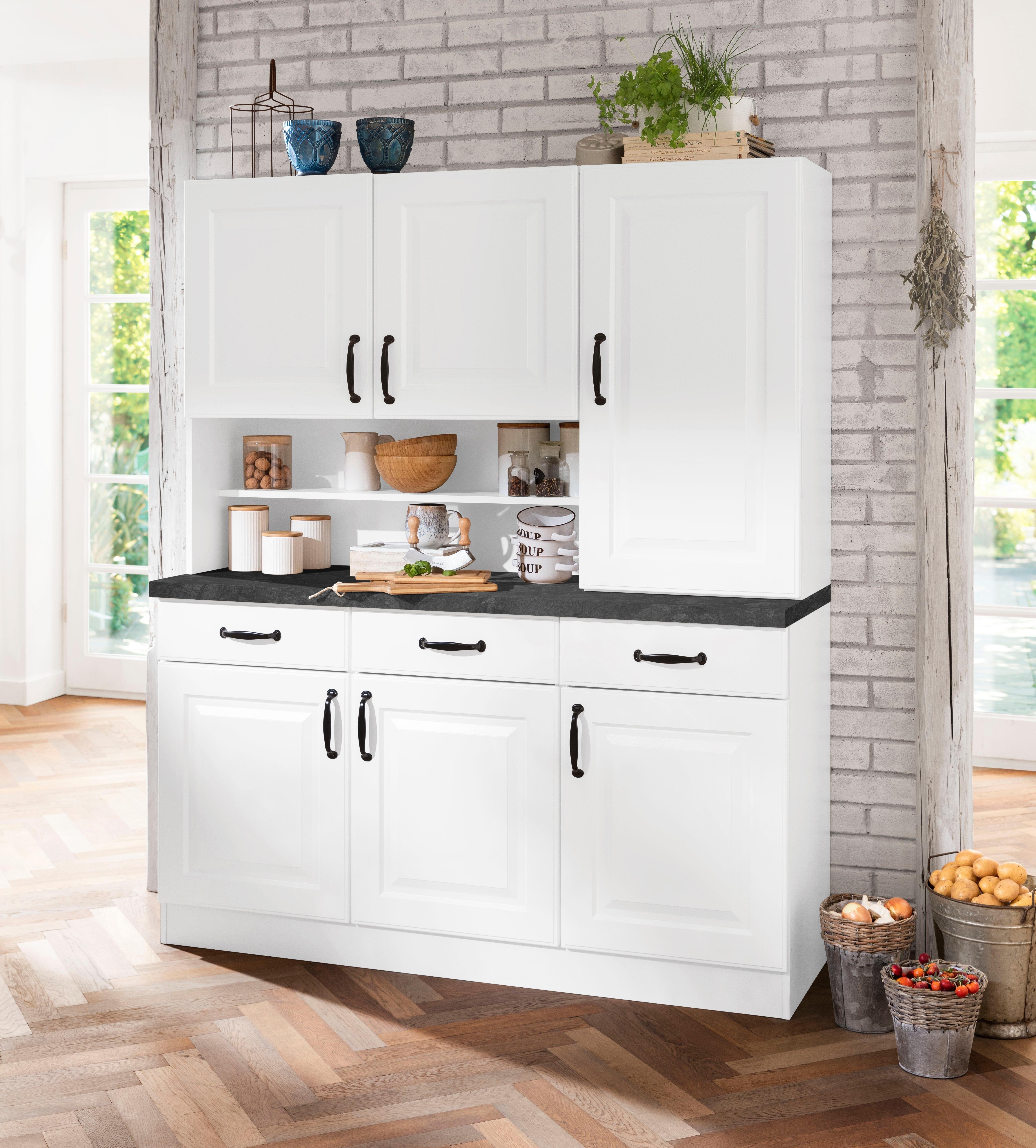 wiho Küchen Küchenbuffet "Erla", 150 cm breit mit Kassettenfront günstig online kaufen