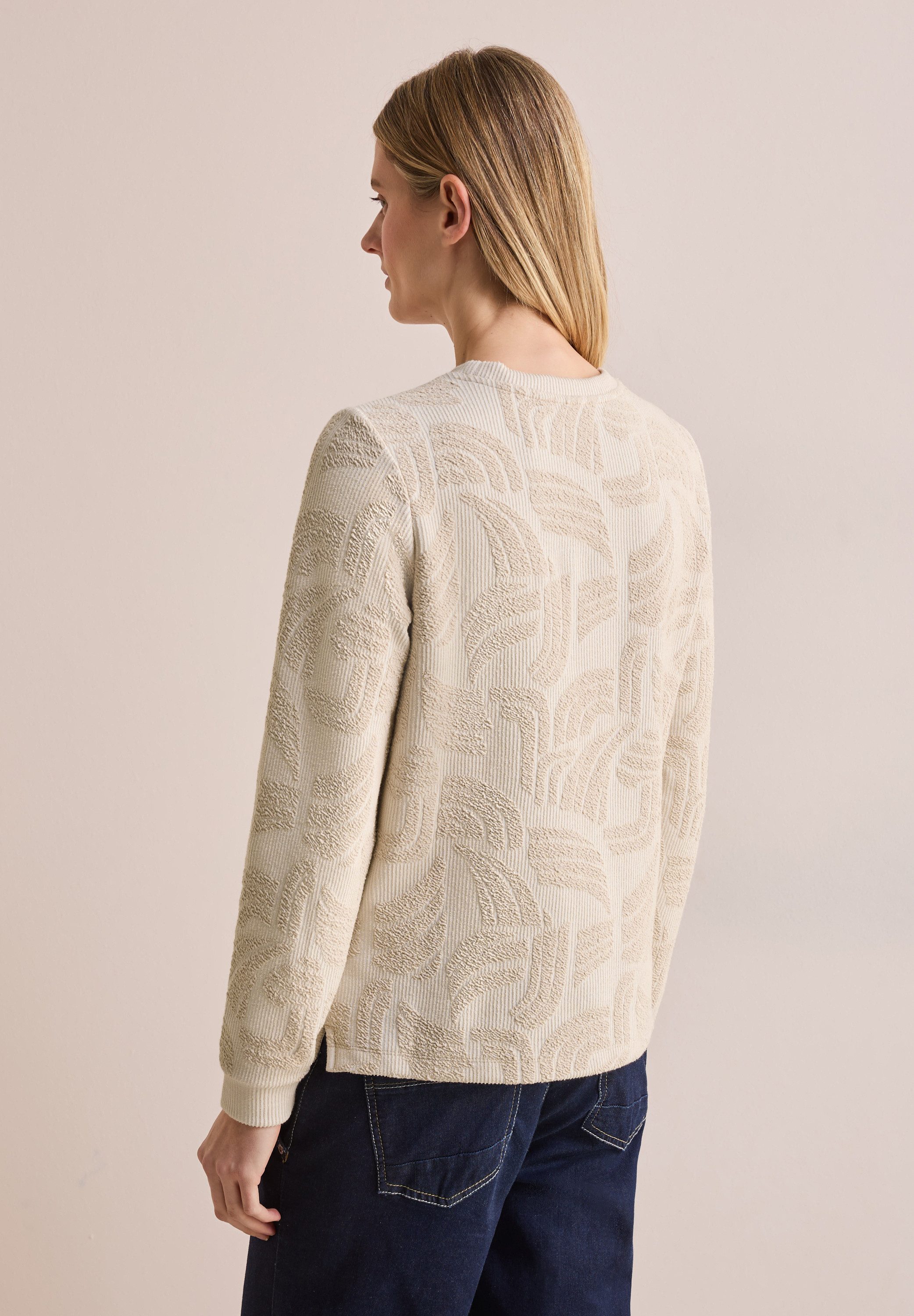 Cecil Langarmshirt, mit grafischem Muster günstig online kaufen