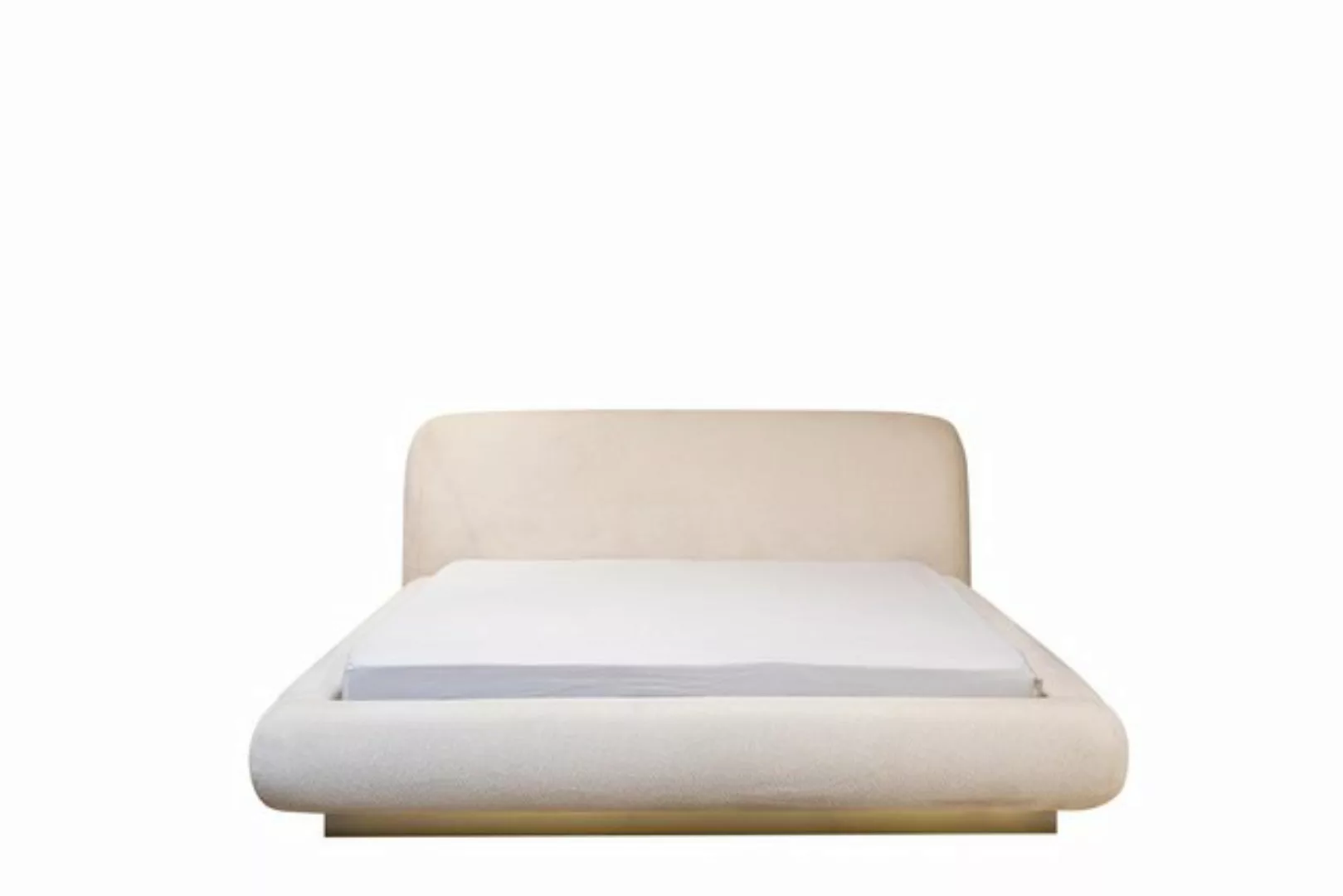 JVmoebel Bett Modernes Weißes Polsterbett Textilbett Doppelbett Luxus (1-tl günstig online kaufen