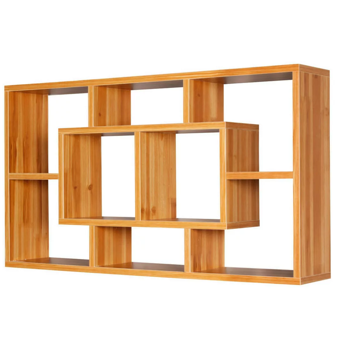 Wandregal PAOLA buche 85 x 47,5 x 16 cm MDF-Holz Hängeregal modern | Design günstig online kaufen