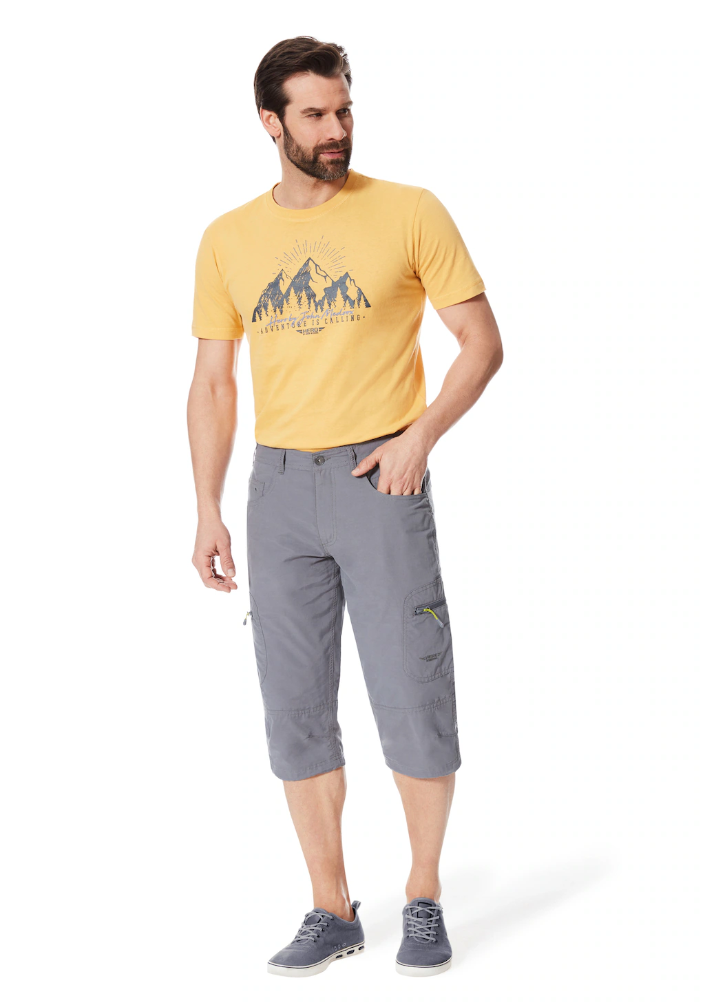 HERO by John Medoox Bermudas "Trekking Hero by John Medoox 7/8 Hose", Strai günstig online kaufen