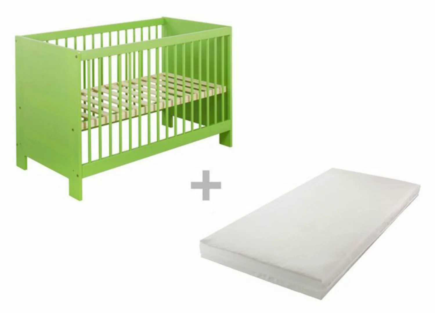 BioKinder - Das gesunde Kinderzimmer Babybett Niklas, 60x120 cm mit Matratz günstig online kaufen