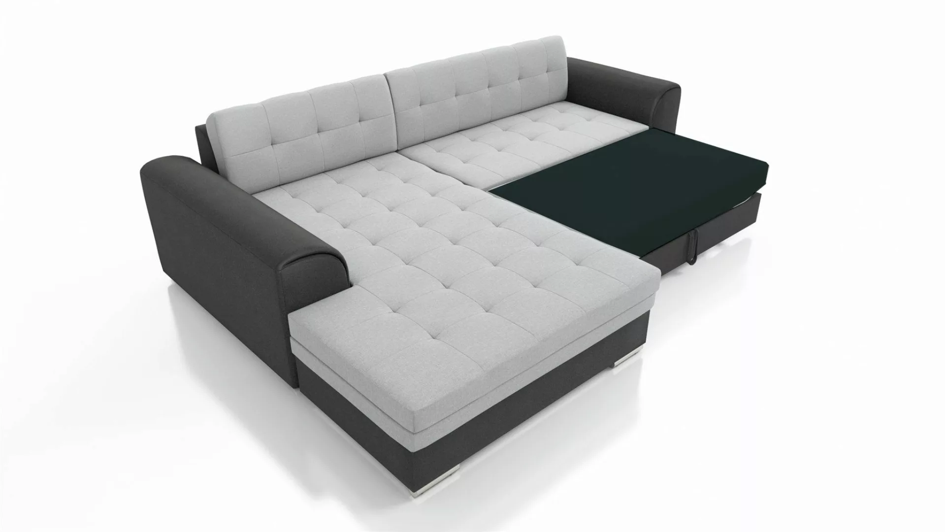 Fun Möbel Ecksofa Couchgarnitur SARRA Kunstleder/Stoff günstig online kaufen