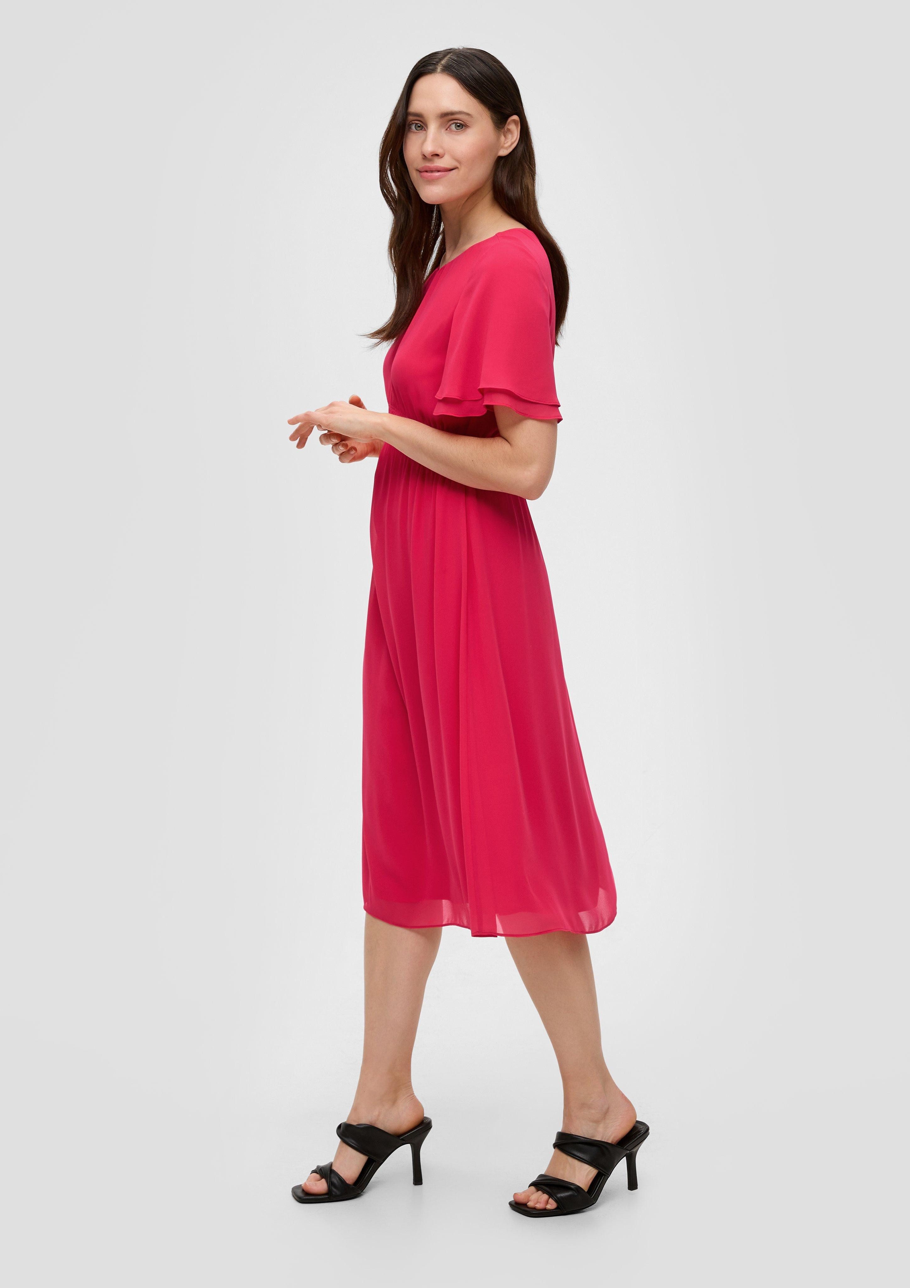 s.Oliver BLACK LABEL Minikleid Chiffonkleid mit günstig online kaufen