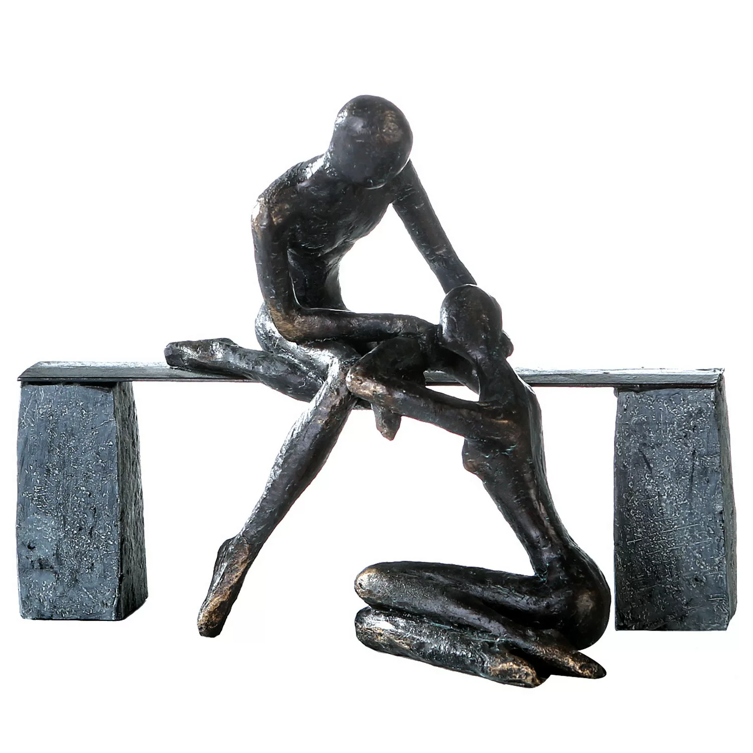 Casablanca by GILDE Skulptur Freundschaft bronze günstig online kaufen