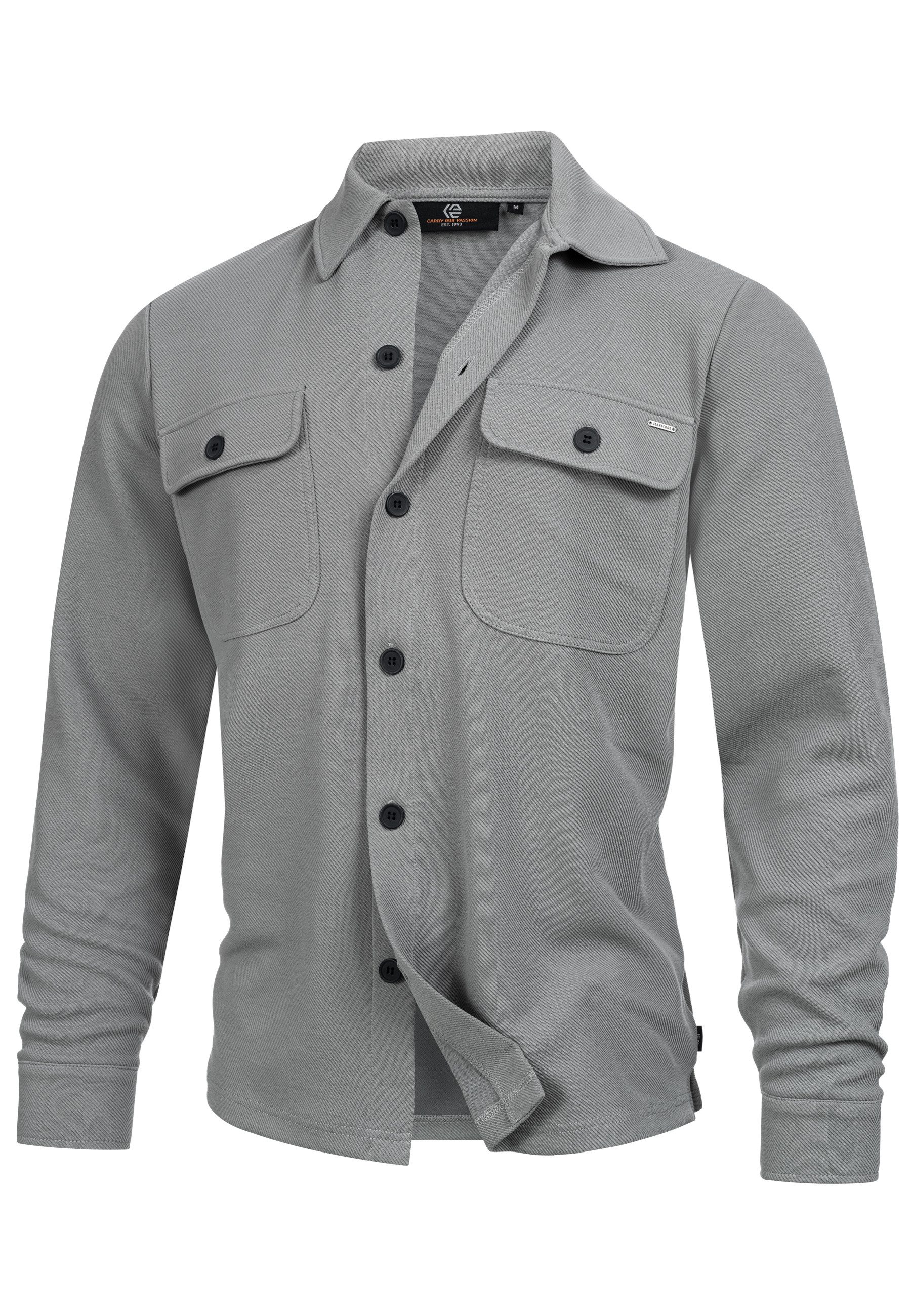 Indicode Langarmhemd INNello Elegantes Overshirt mit günstig online kaufen