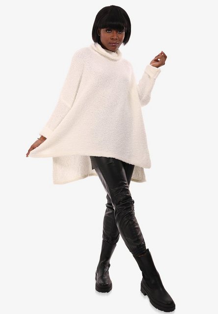 YC Fashion & Style Longpullover Oversized Pullover mit Rollkragen One Size günstig online kaufen