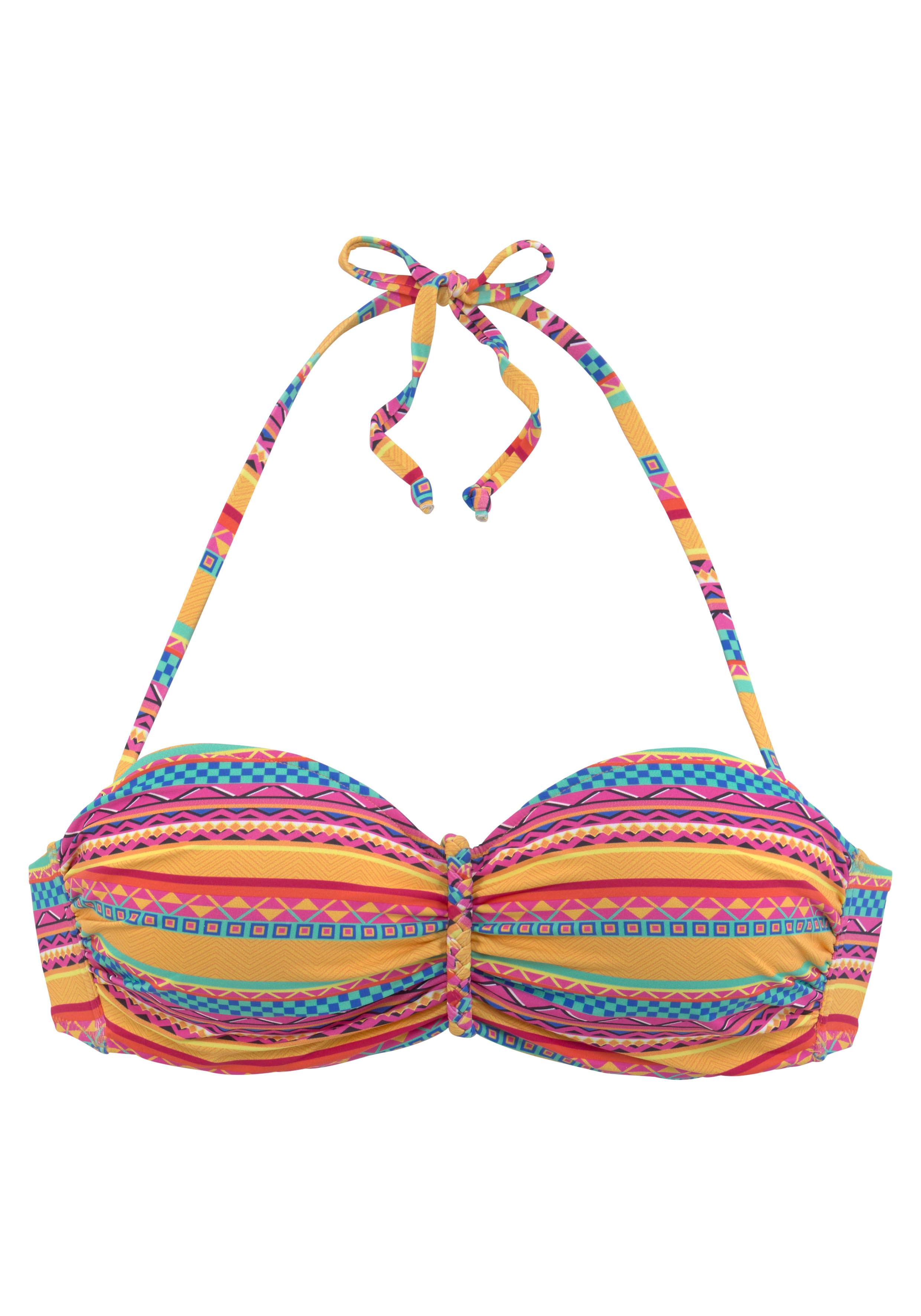 Buffalo Bandeau-Bikini-Top "Lux", mit Flechtdetail günstig online kaufen