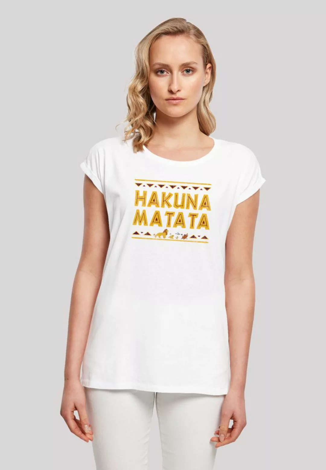 F4NT4STIC T-Shirt T-Shirt Disney König der Löwen Hakuna Matata Print günstig online kaufen