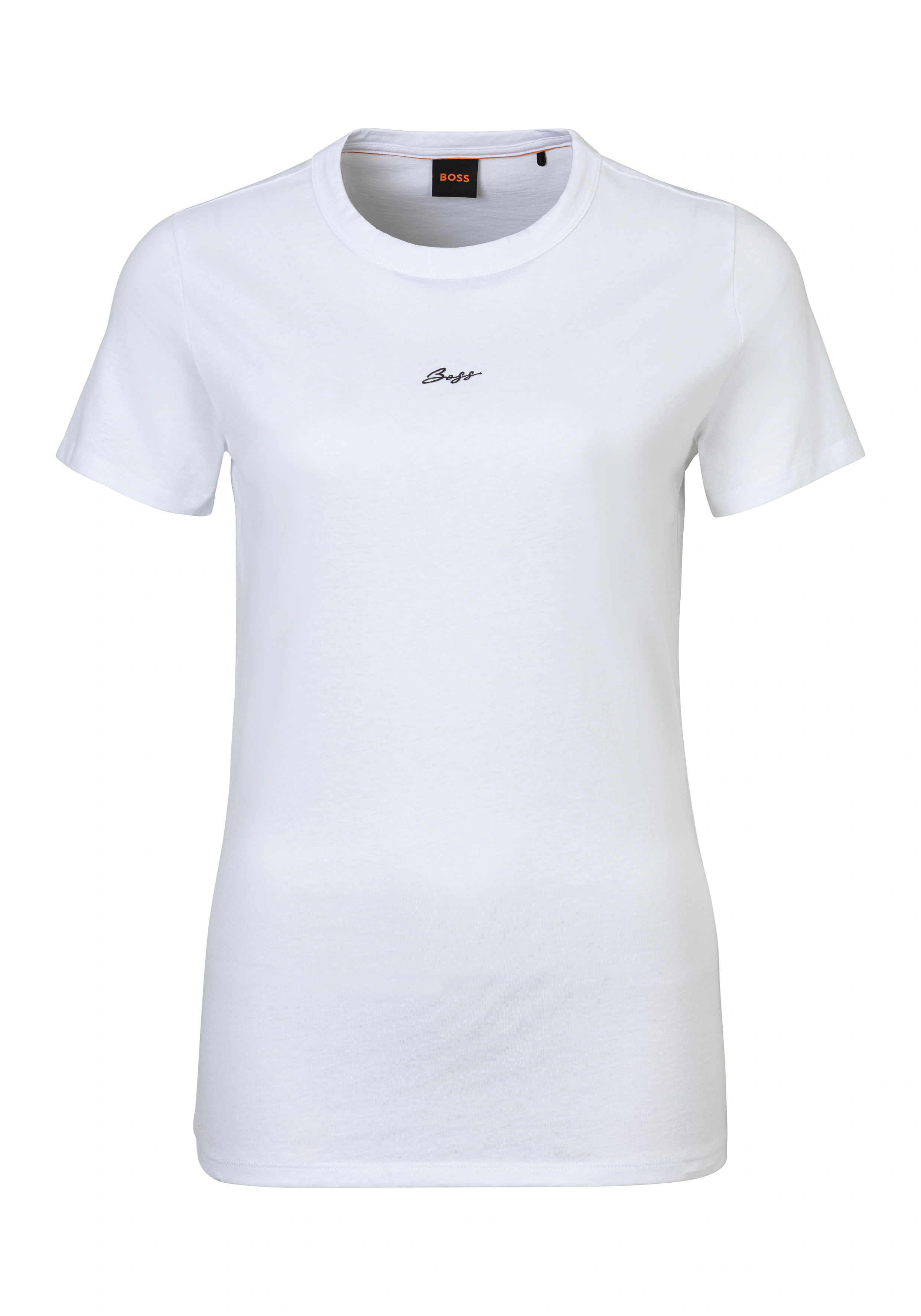 BOSS ORANGE T-Shirt "Elogo Premium Damenmode", mit Label-Stitching günstig online kaufen