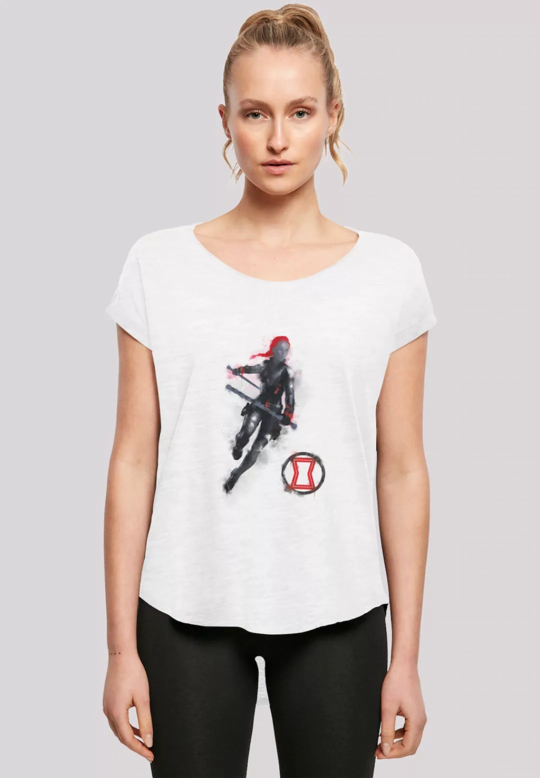 F4NT4STIC T-Shirt "Marvel Avengers Endgame Painted Black Widow", Damen,Prem günstig online kaufen