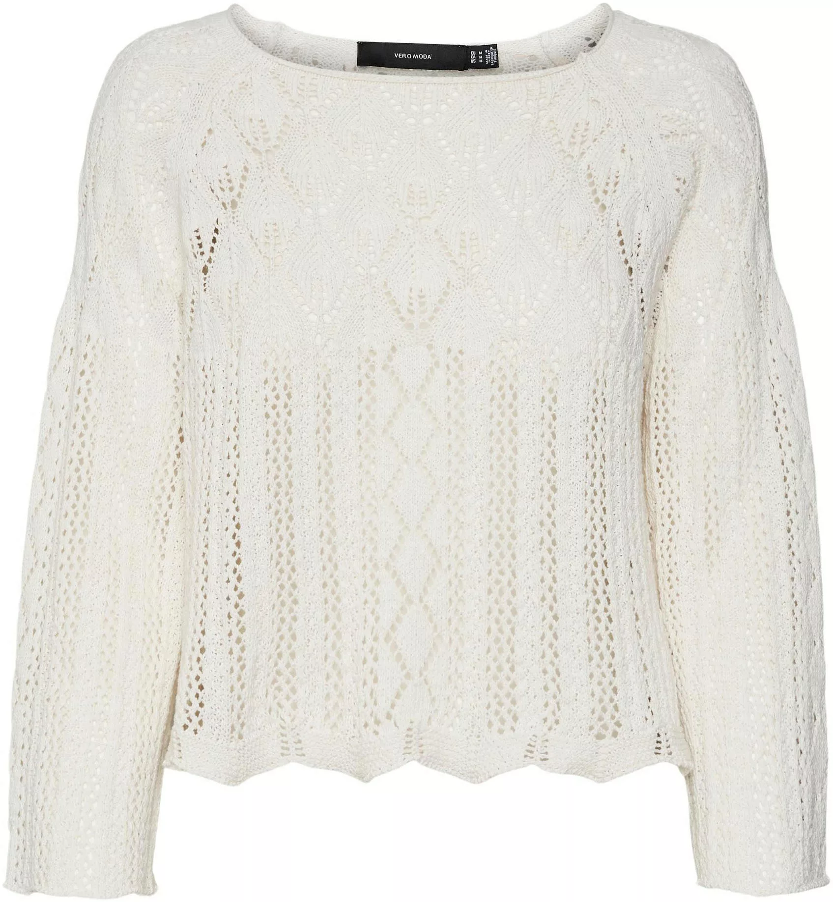 Vero Moda Damen Pullover VMGINGER 3/4 - Relaxed Fit günstig online kaufen