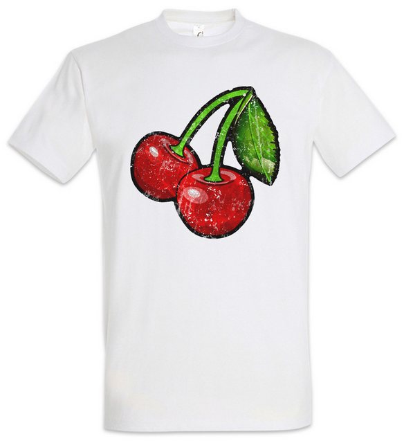 Urban Backwoods Print-Shirt Oldschool Cherries Vintage Logo I Herren T-Shir günstig online kaufen