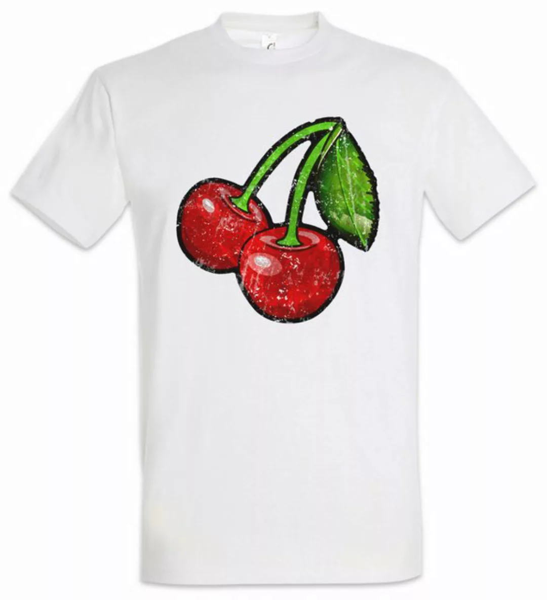 Urban Backwoods Print-Shirt Oldschool Cherries Vintage Logo I Herren T-Shir günstig online kaufen