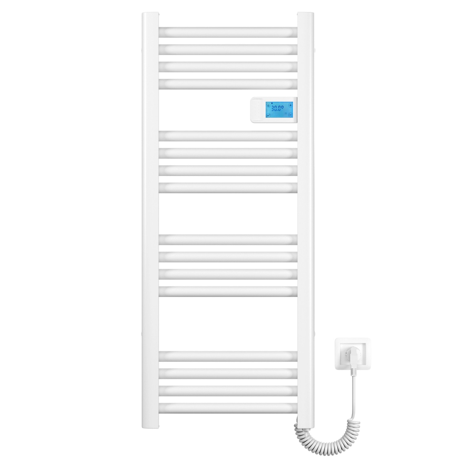 Emke Handtuchwärmer Elektrisch 96x40cm 300W Weiß Heizkörper mit Smart Therm günstig online kaufen