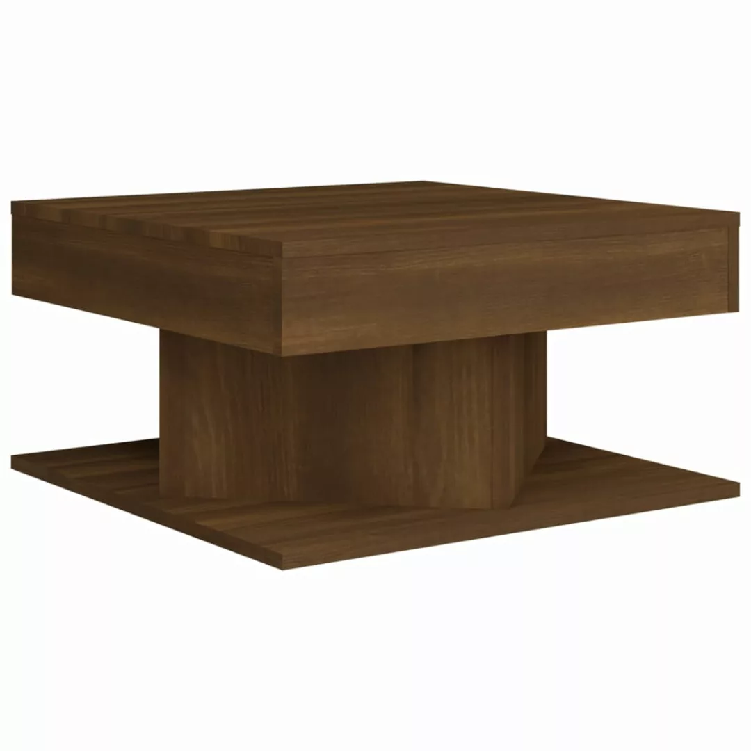 Vidaxl Couchtisch Braun Eichen-optik 57x57x30 Cm Holzwerkstoff günstig online kaufen