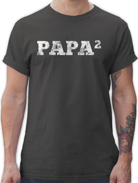 Shirtracer T-Shirt 2-Fach Papa Papa günstig online kaufen