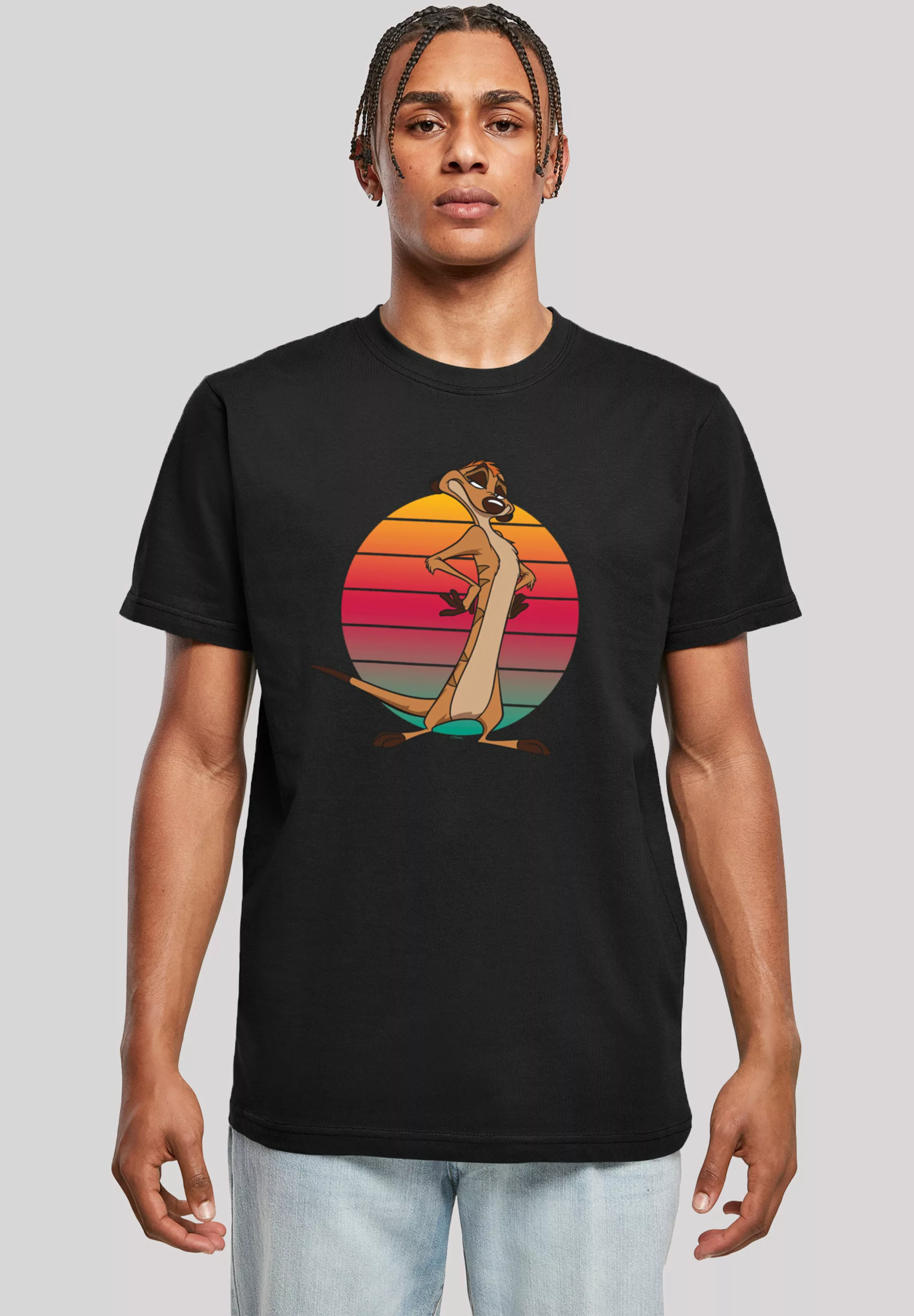 F4NT4STIC T-Shirt "Disney König der Löwen Timon Sunset", Print günstig online kaufen