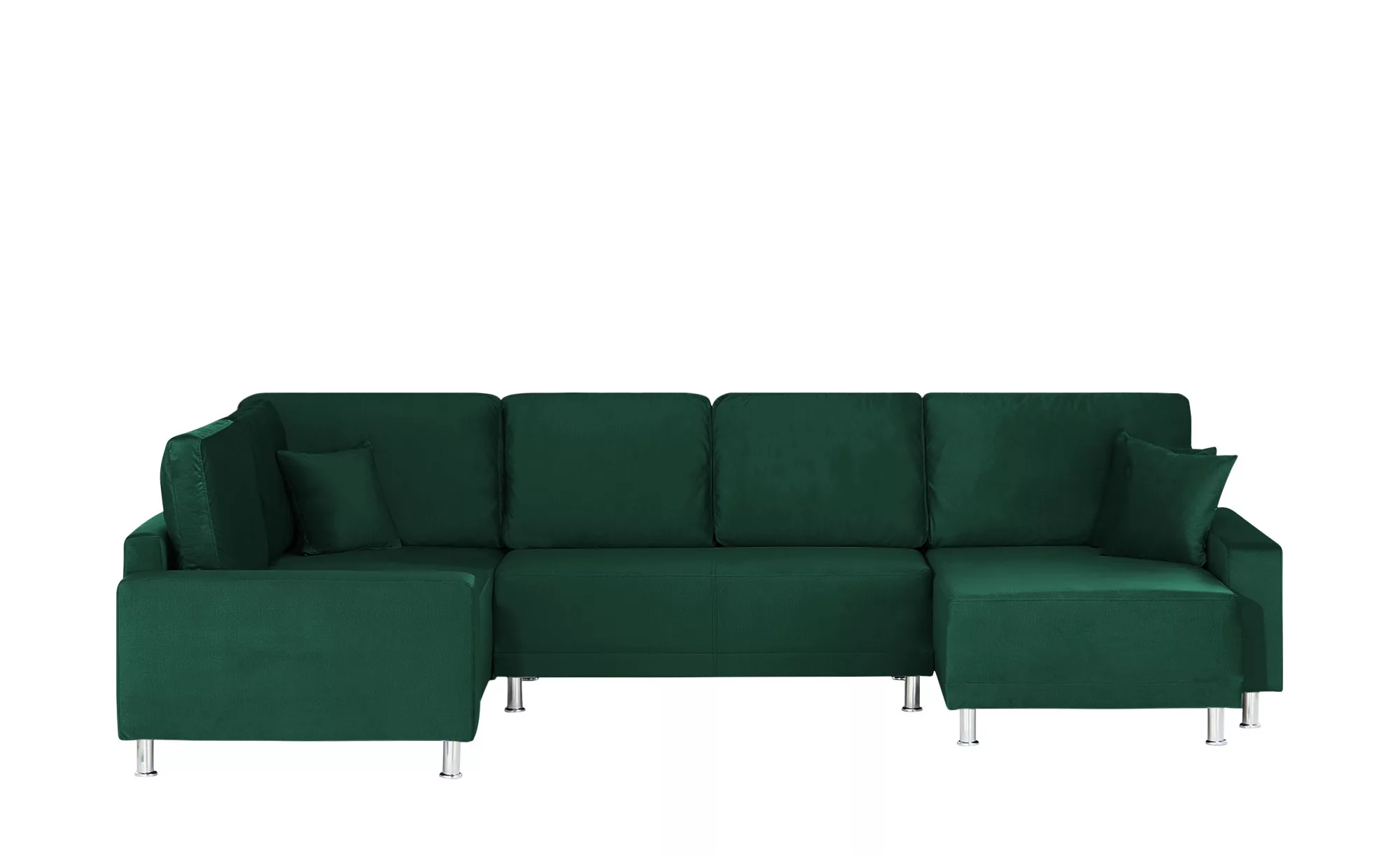 Wohnlandschaft - grün - 350 cm - 167 cm - Polstermöbel > Sofas > Wohnlandsc günstig online kaufen