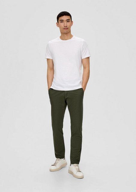 s.Oliver Stoffhose Austin: Slim Fit-Chino aus Baumwolltwill günstig online kaufen