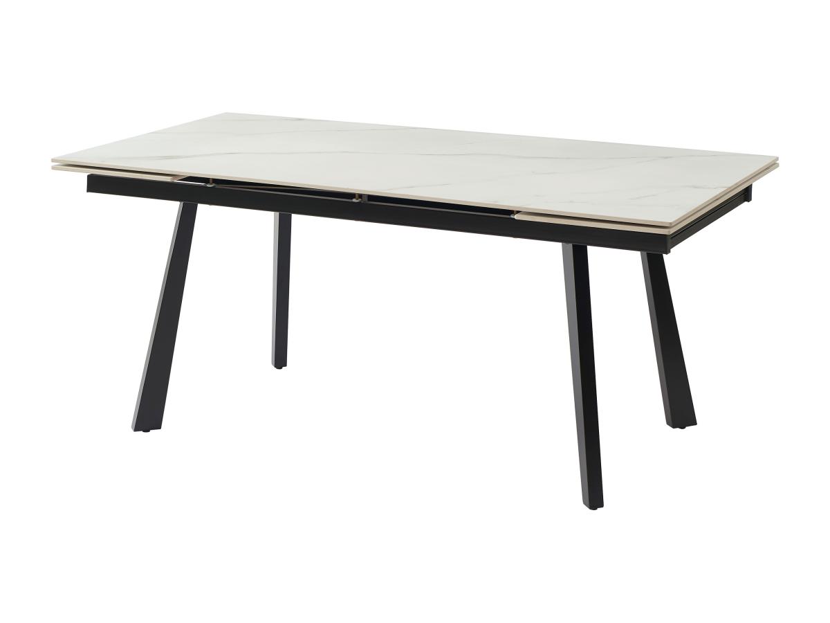 Esstisch ausziehbar - 6 bis 10 Personen - Keramik & Metall - Marmor-Optik W günstig online kaufen