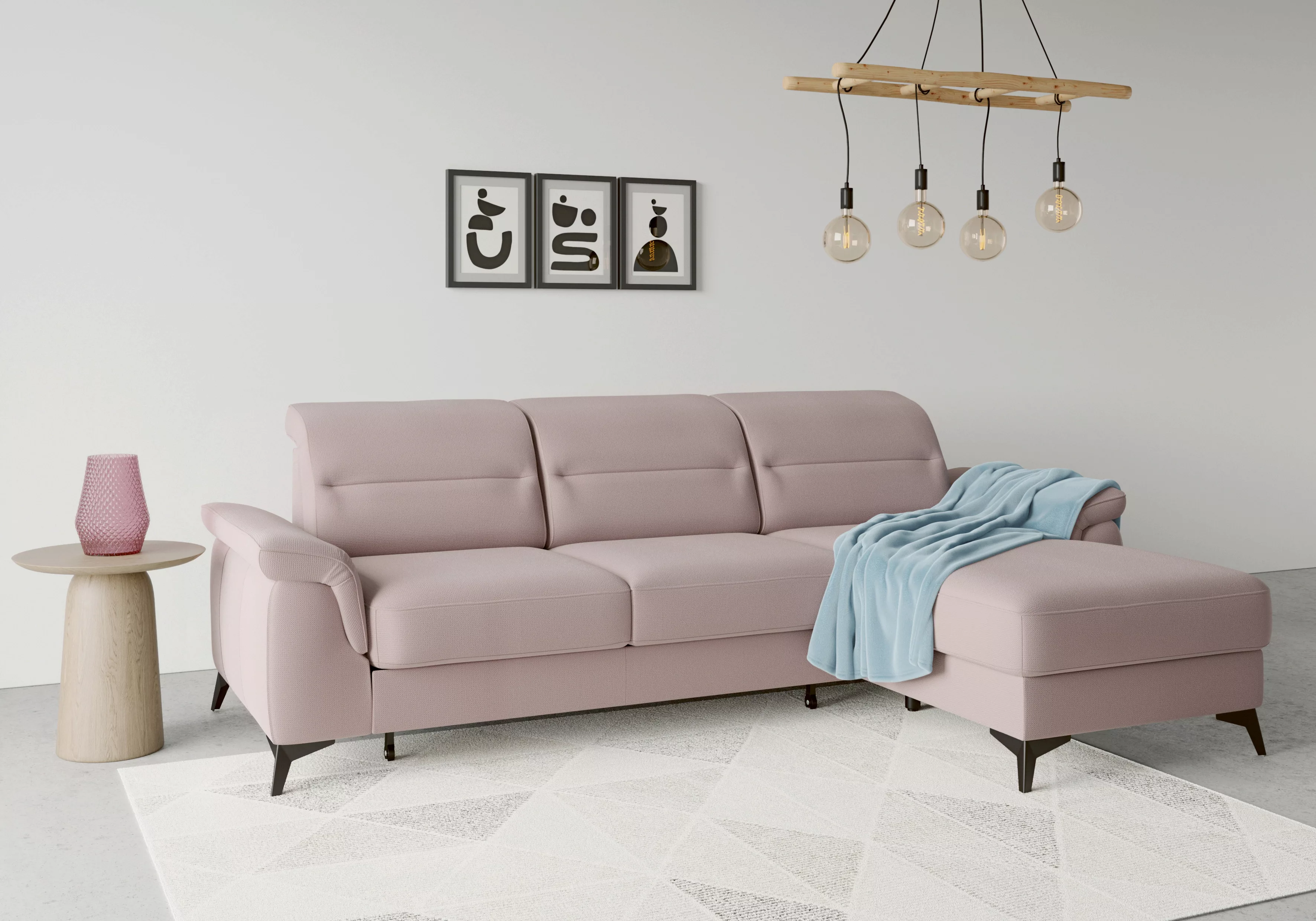 sit&more Ecksofa Sinatra L-Form, mit Recamiere, optional mit Kopfteilverste günstig online kaufen