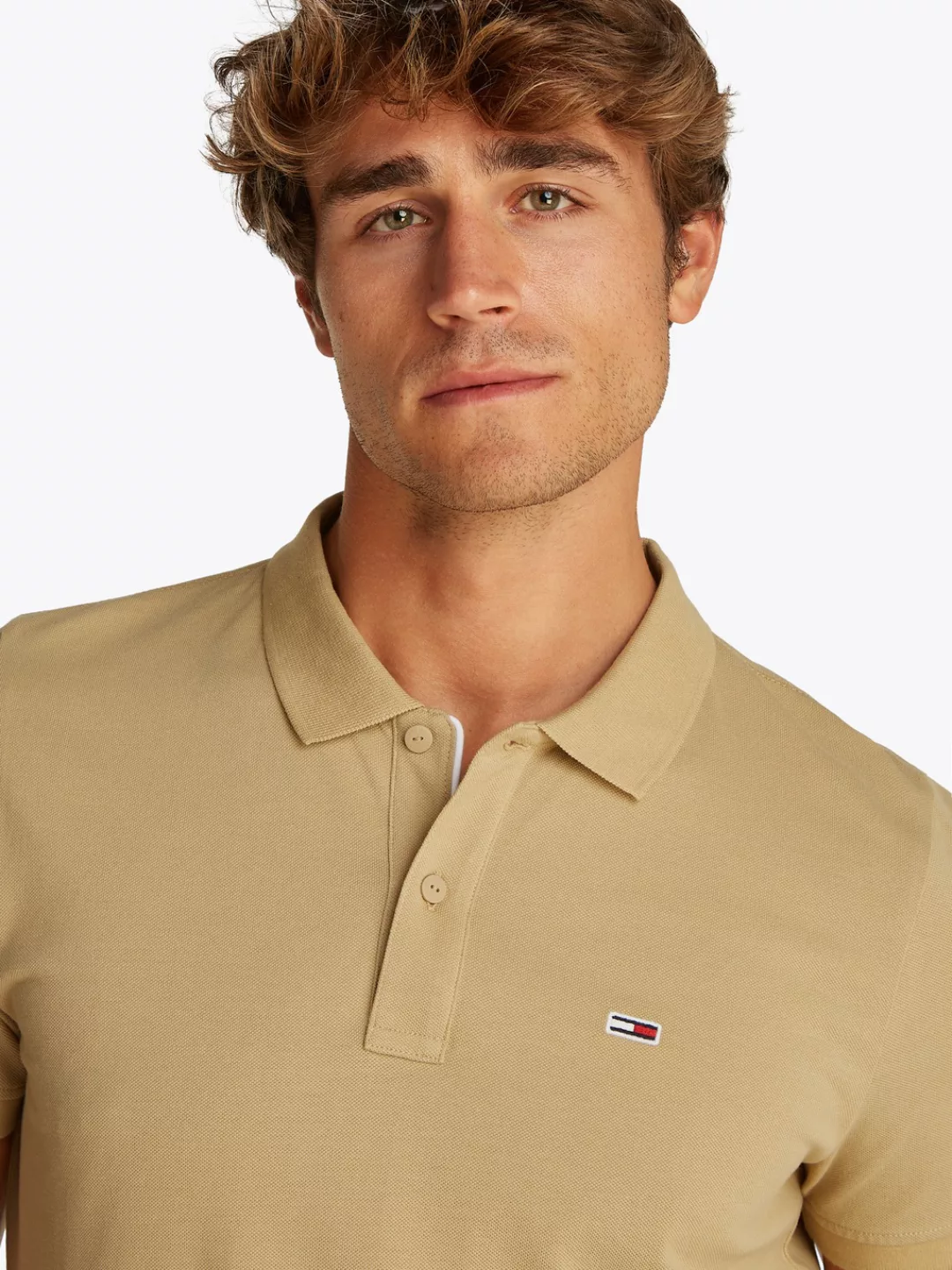 Tommy Jeans Poloshirt "TJM SLIM PLACKET POLO EXT" günstig online kaufen