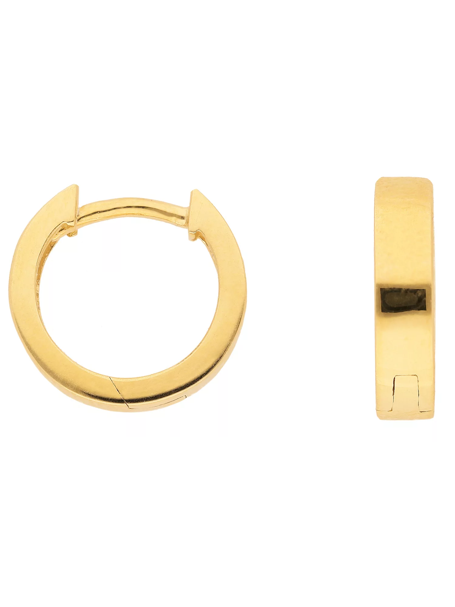 Adelia´s Paar Ohrhänger "333 Gold Ohrringe Creolen Ø 11,6 mm", Goldschmuck günstig online kaufen