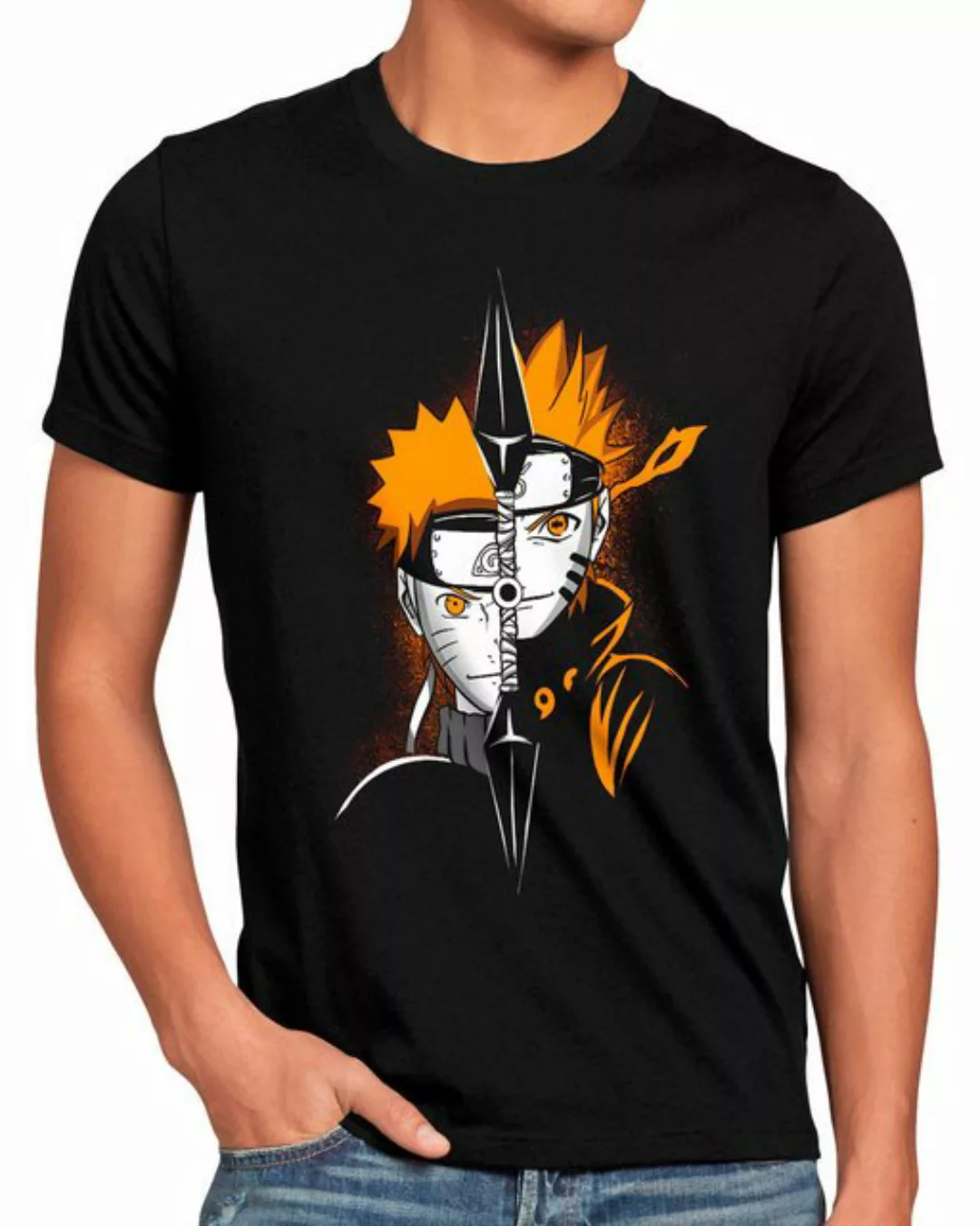 style3 T-Shirt Shinobi Sensei kakashi sasuke shikamaru naruto anime manga c günstig online kaufen