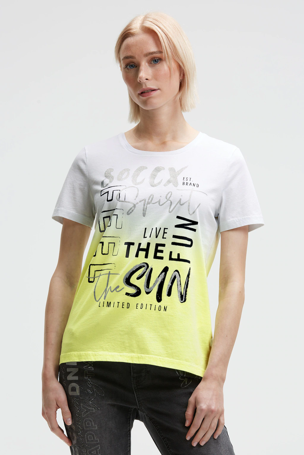 SOCCX Rundhalsshirt, aus Baumwolle günstig online kaufen