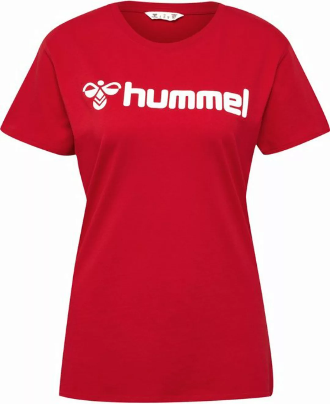 hummel T-Shirt T-Shirt Regular Fit Stretch Rundhalsausschnitt Logo 7929 in günstig online kaufen