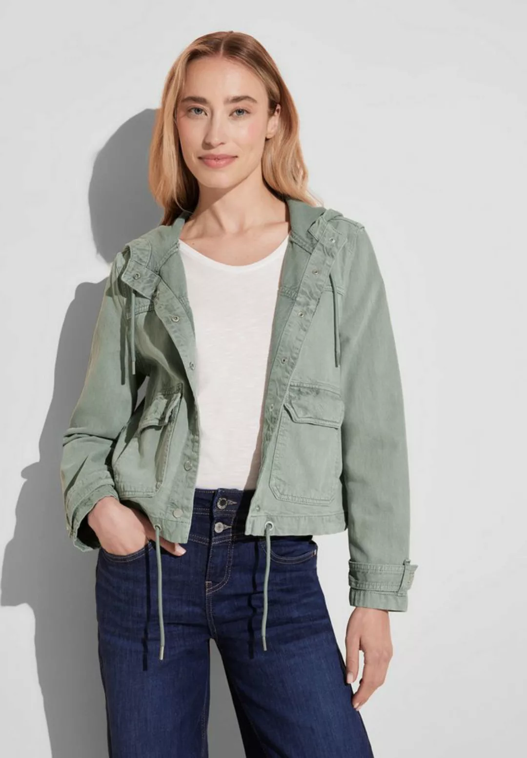 STREET ONE Jeansblazer in gewaschener Optik günstig online kaufen