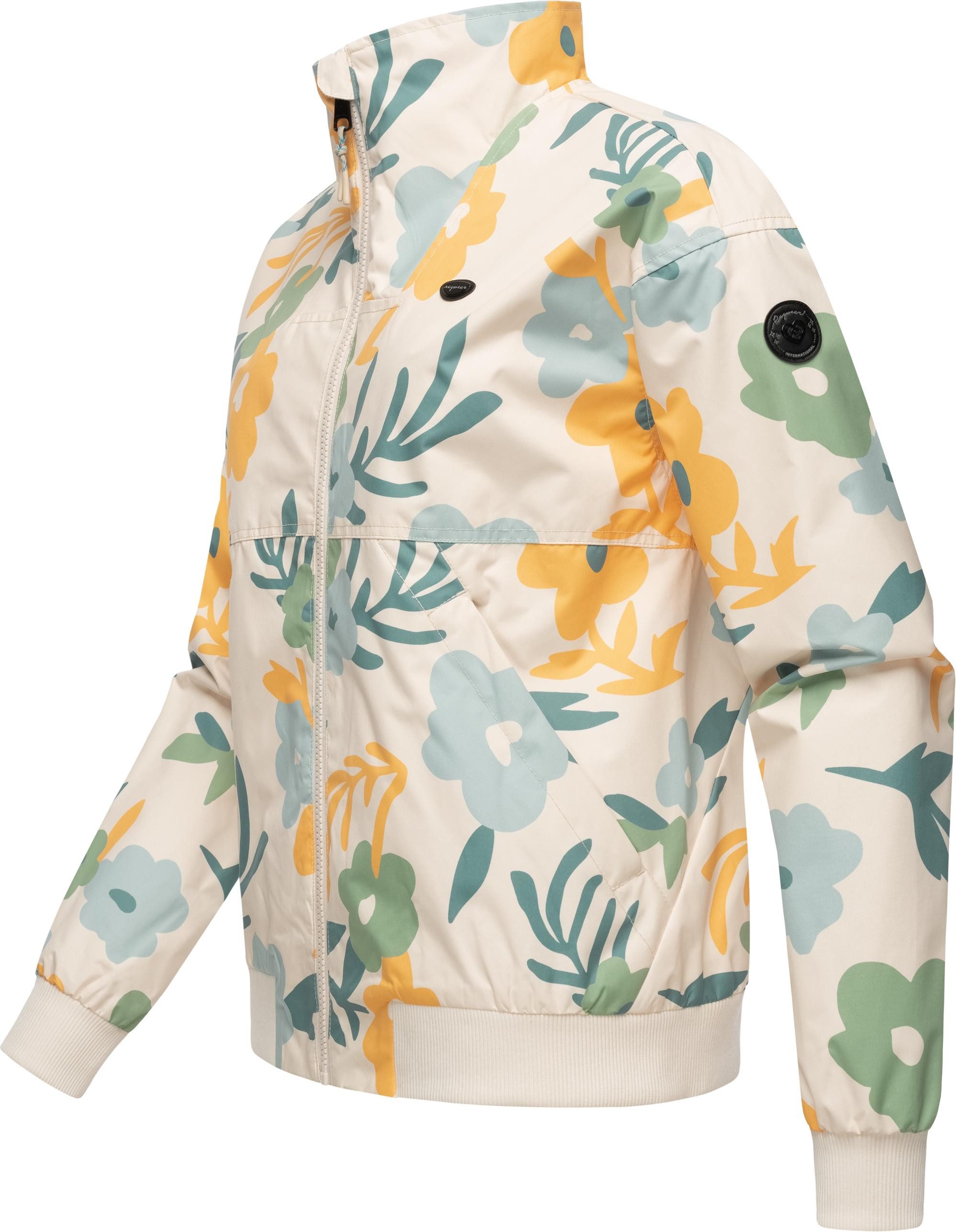 Ragwear Outdoorjacke "Goona Print", ohne Kapuze, Wasserdichte Übergangsjack günstig online kaufen
