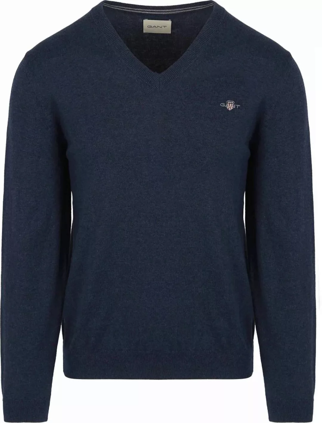 Gant V-Ausschnitt-Pullover "Classic Cotton V-Neck", Premium Strickjersey au günstig online kaufen